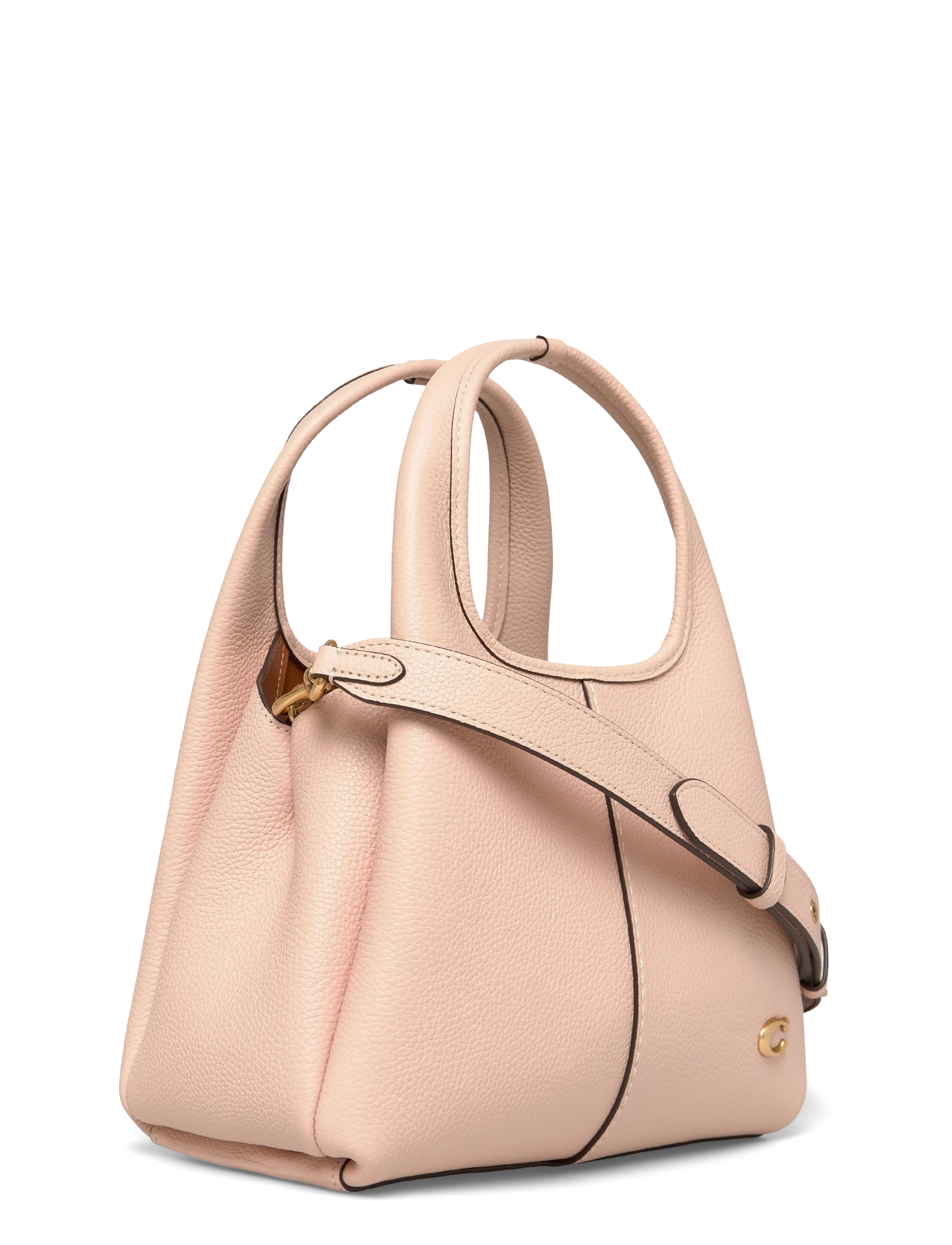 Coach - Polished Pebble Leather Lana Shoulder Bag 23 - henkeltaschen - b4/cream - 2