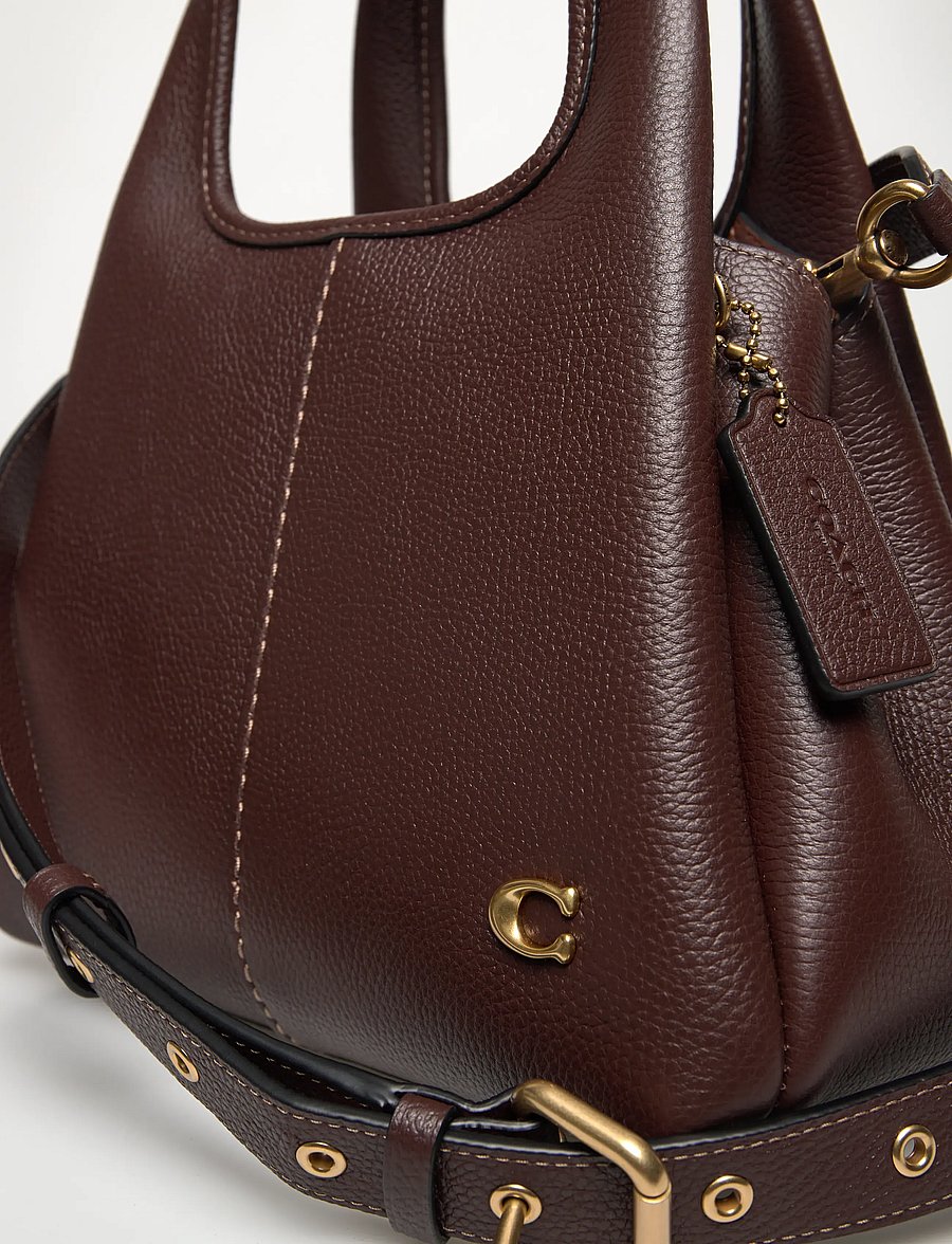 Coach - LANA SHOULDER BAG 23 - modetrender - b4/maple - 3