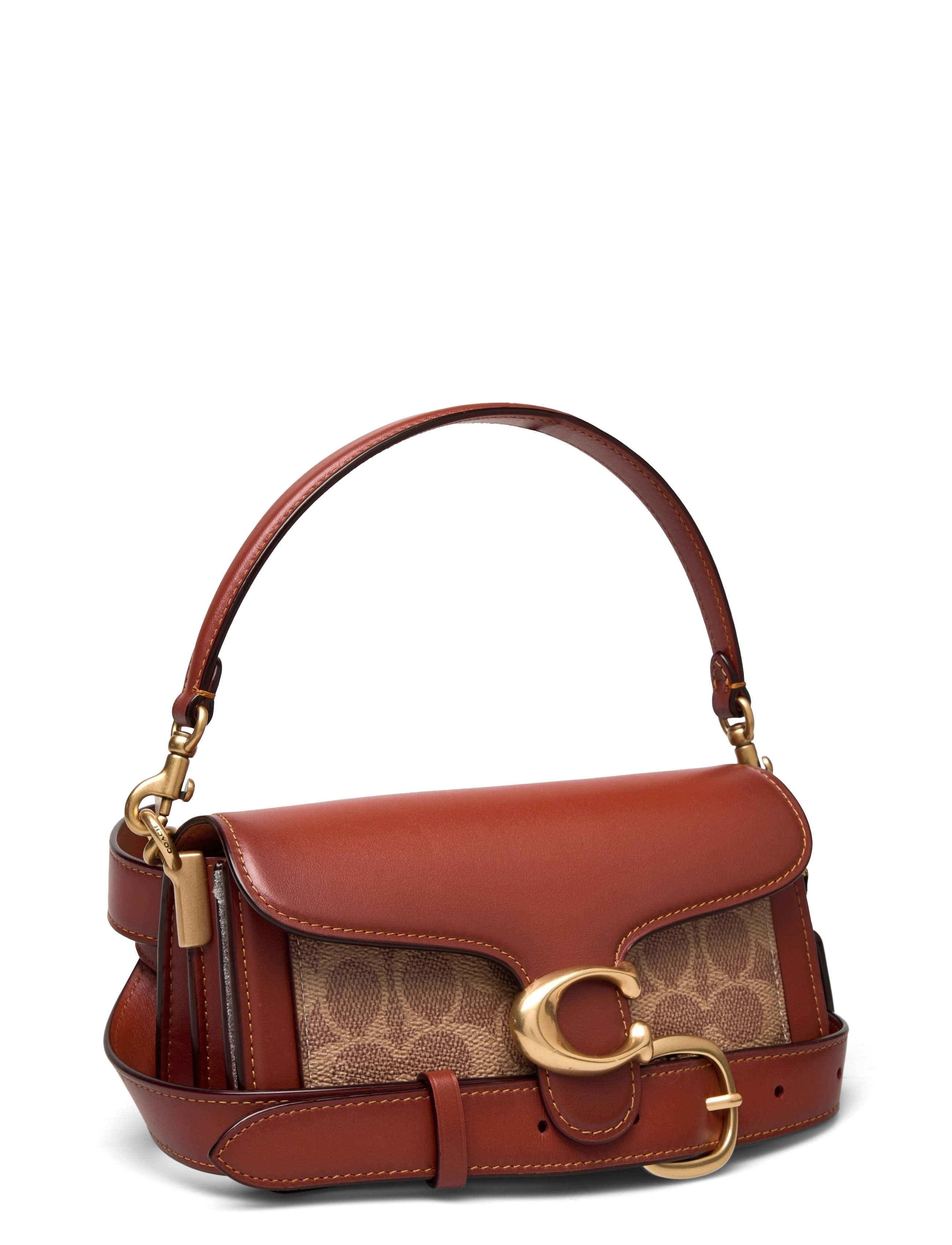 Coach - Tabby Shoulder Bag 20 In Signature Canvas - b4/tan rust - 3