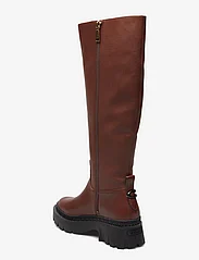 Coach - JULIETTA LTH BOOT - høye boots - brown - 2