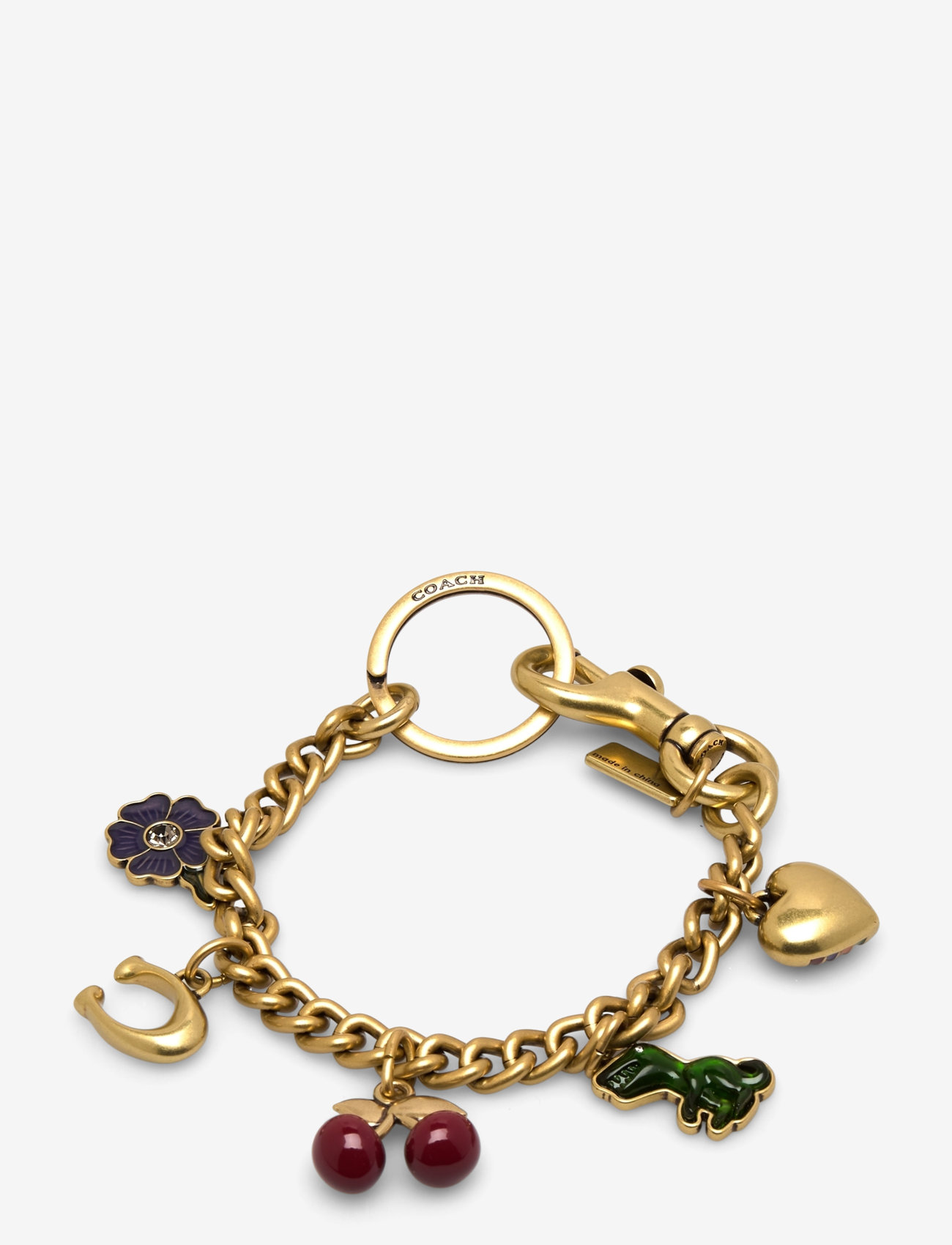 Coach - MOTIF CHAIN BAG CHARM - nøgleringe - b4/multi - 0