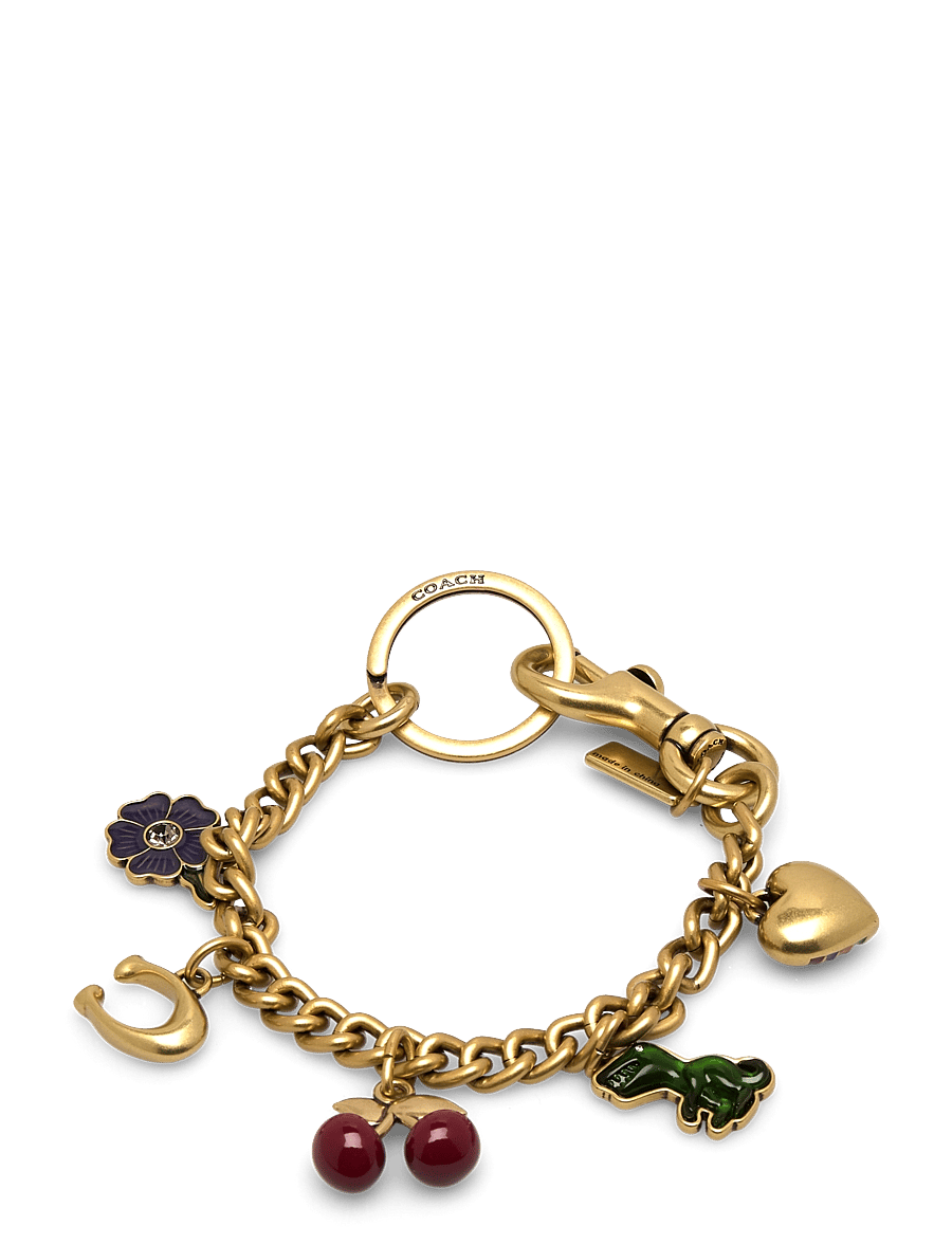 Coach - Coach Motif Chain Bag Charm - nøgleringe - b4/multi - 0