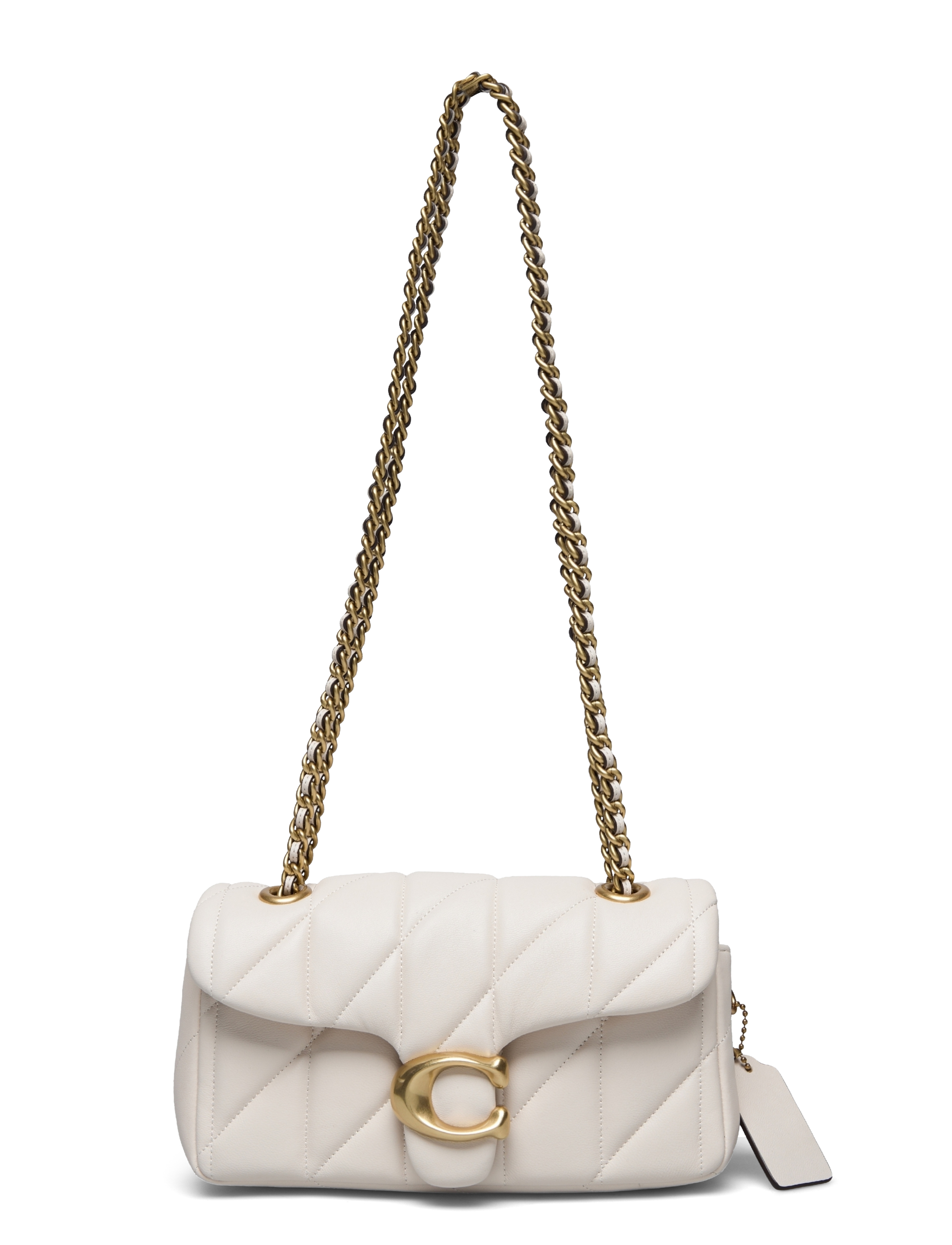 Coach Tabby Shoulder Bag 20, One Size, Designer, Creme - Crossbody Bags, Frauen