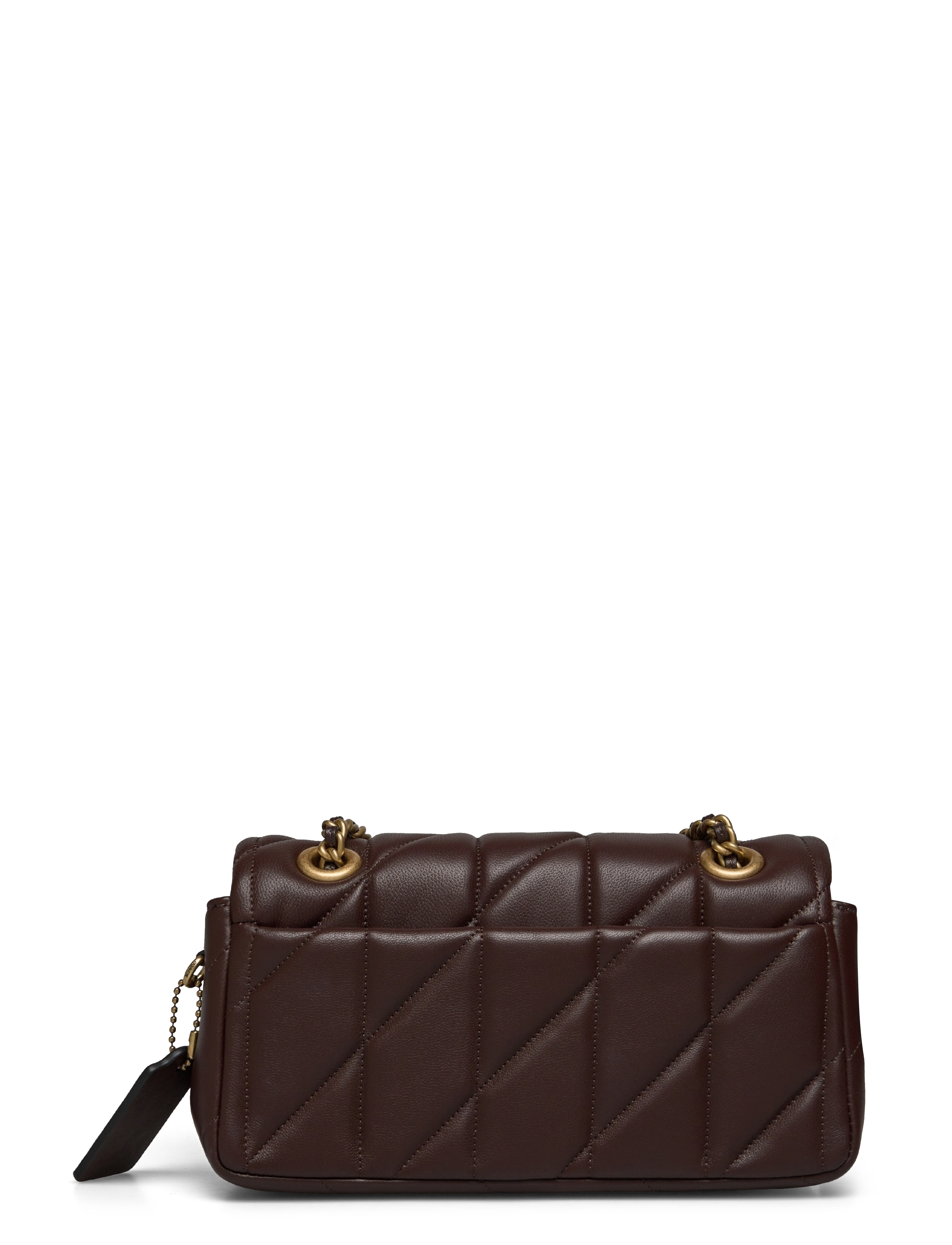 Coach - Quilted Tabby Shoulder Bag 20 with Chain - mode trends - brown - 2