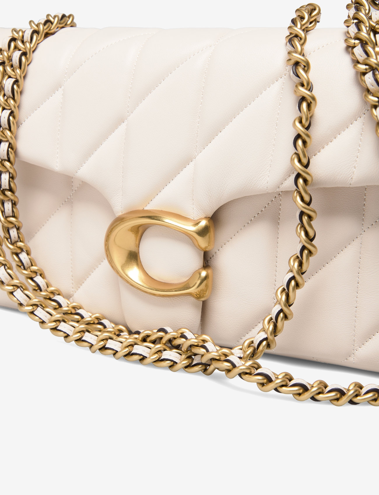 Coach - Quilted Tabby Shoulder Bag 26 with Chain - konfirmation - b4/chalk - 4