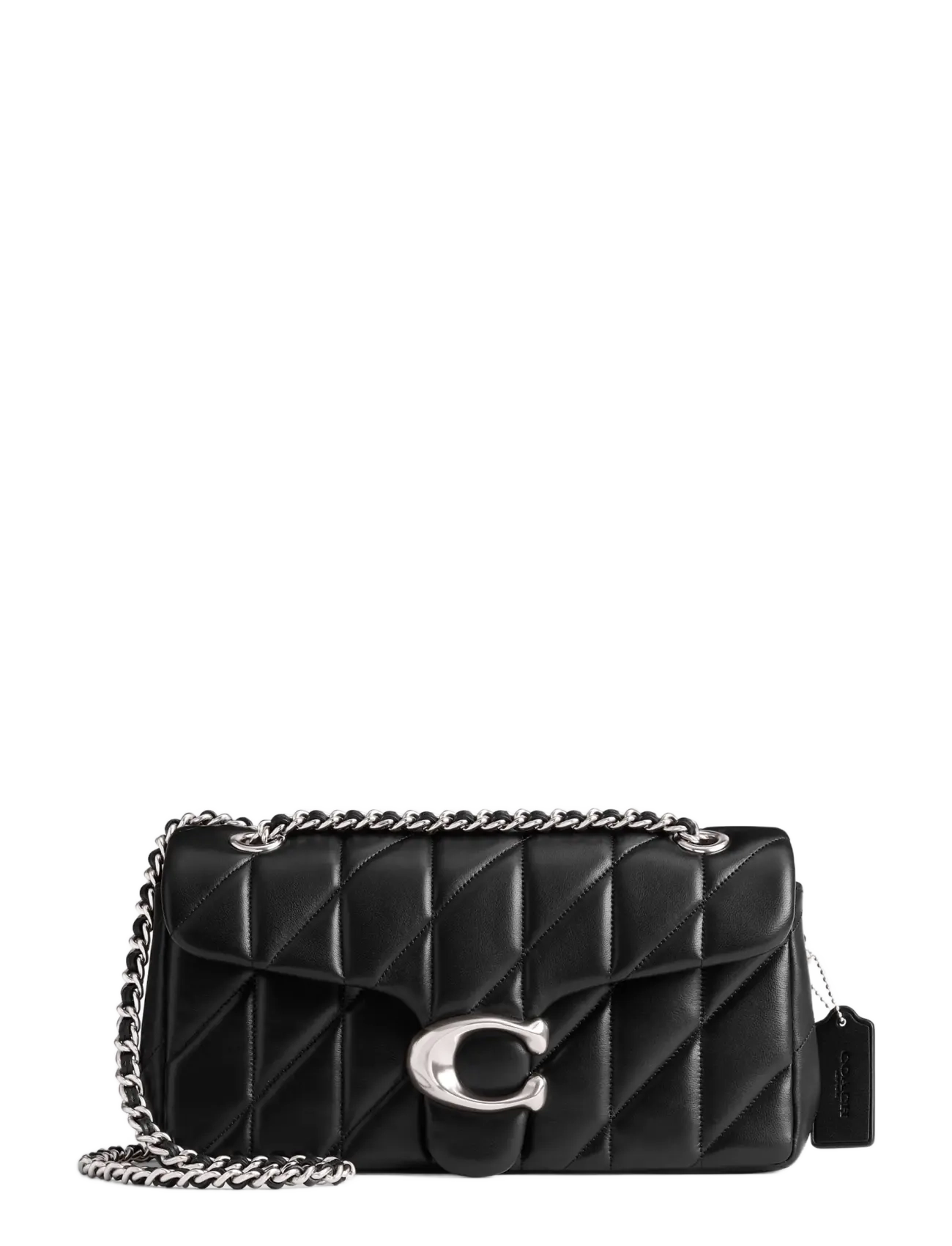 Coach Quilted Tabby Shoulder Bag 26 with Chain - Taschen - LH/BLACK / black