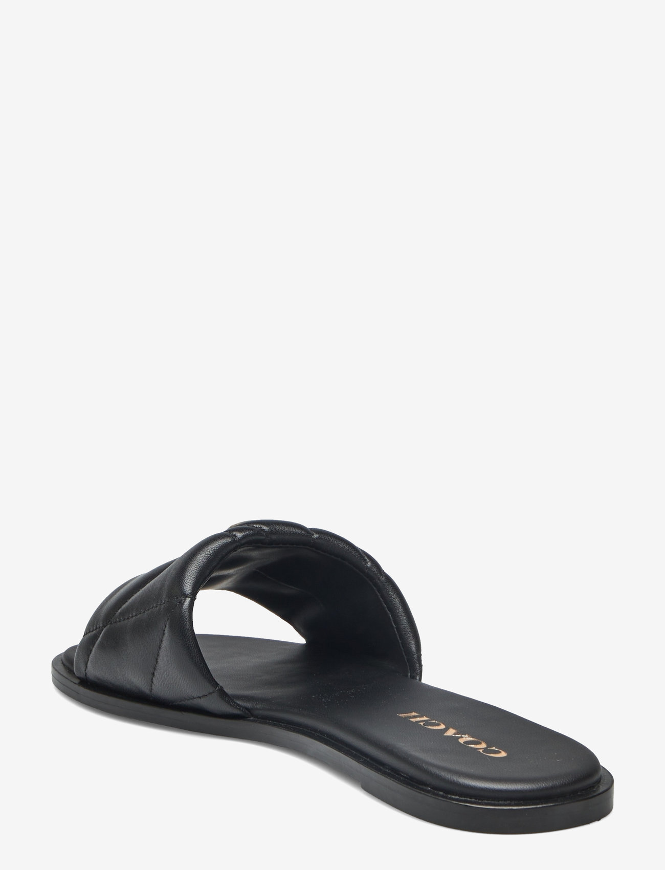 Coach - HOLLY SANDAL - plakanās mules tipa kurpes - black - 2