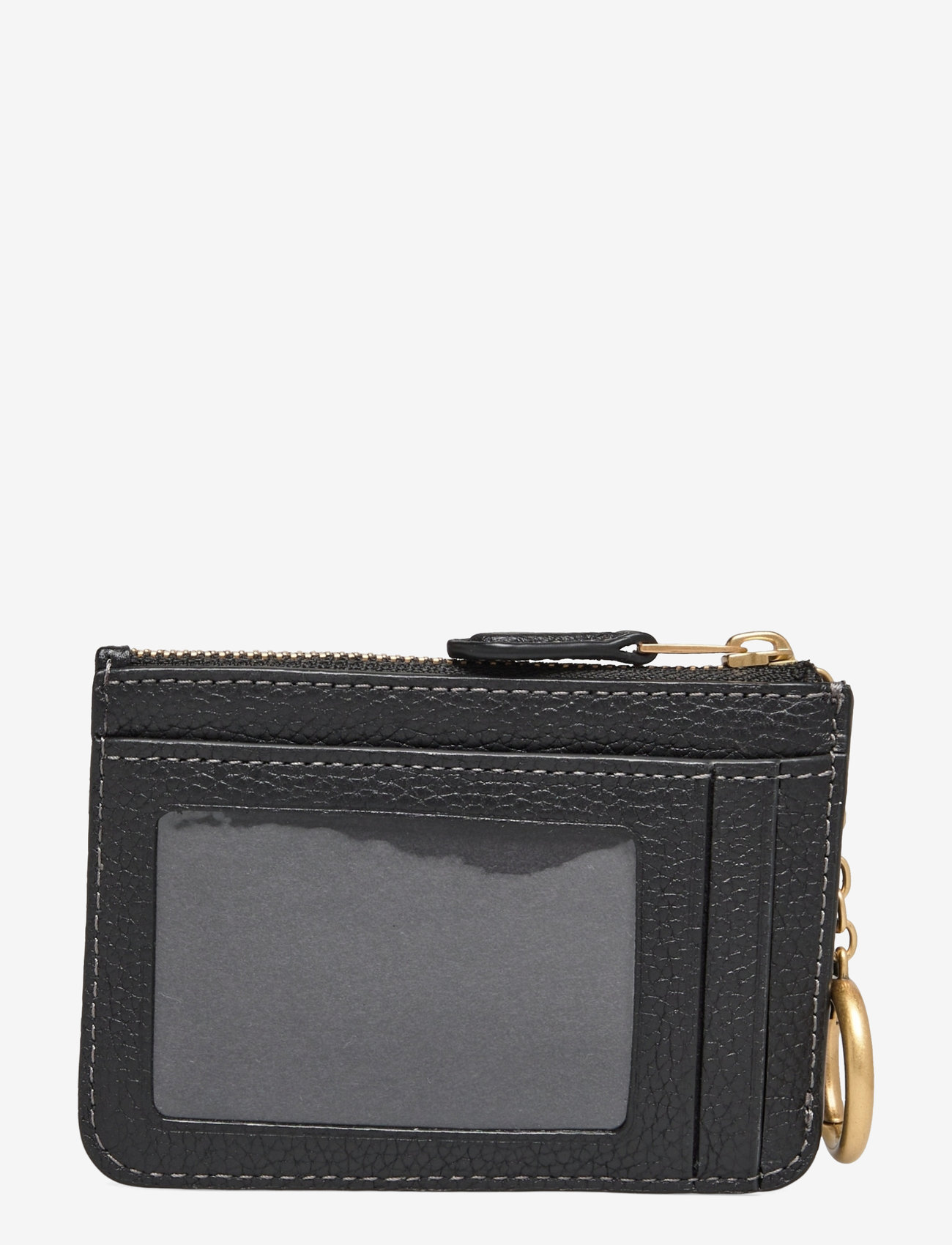 Coach - ESSENTIAL MINI ID CARD CASE - schlüsselringe - b4/black - 1