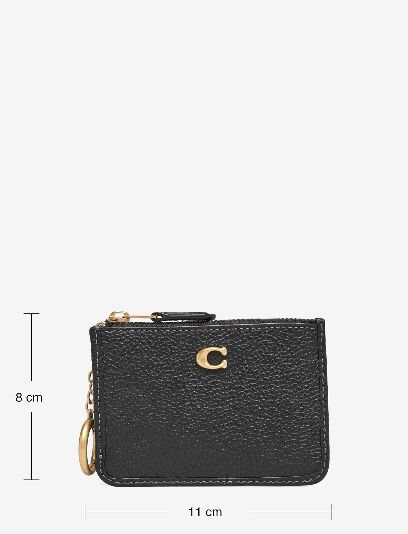 Coach - ESSENTIAL MINI ID CARD CASE - schlüsselringe - b4/black - 4