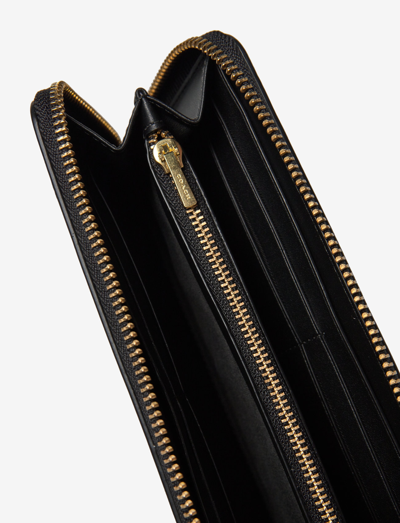 Coach - SLIM ACCORDION ZIP - b4/black - 4