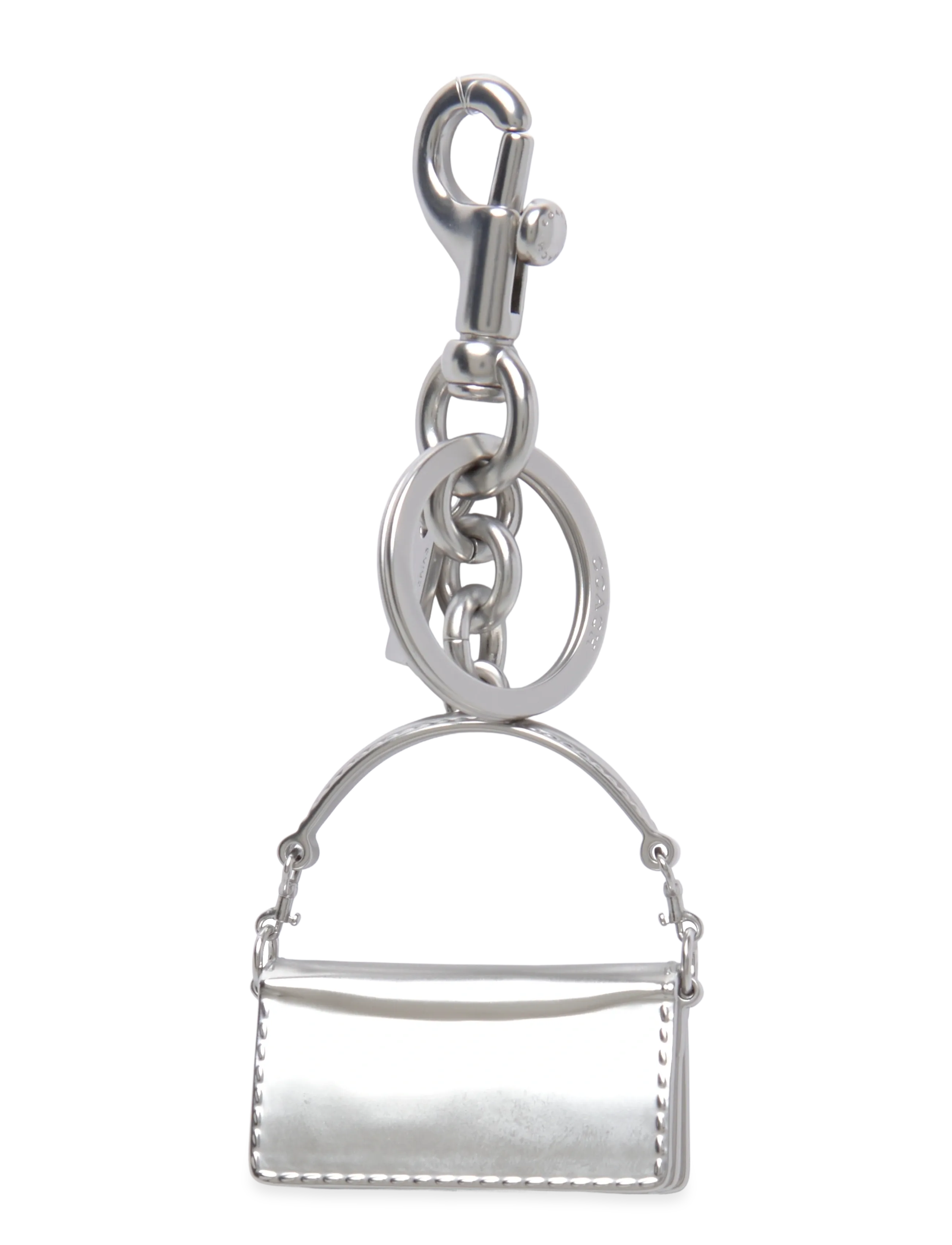 Coach - Coach Tabby Bag Charm Silver - lyklakippur og töskuskraut - lh/silver - 1