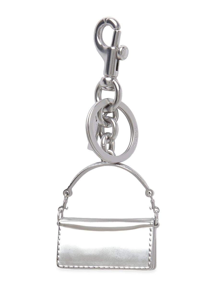 Coach - Coach Tabby Bag Charm Silver - nøgleringe & bag charms - lh/silver - 1