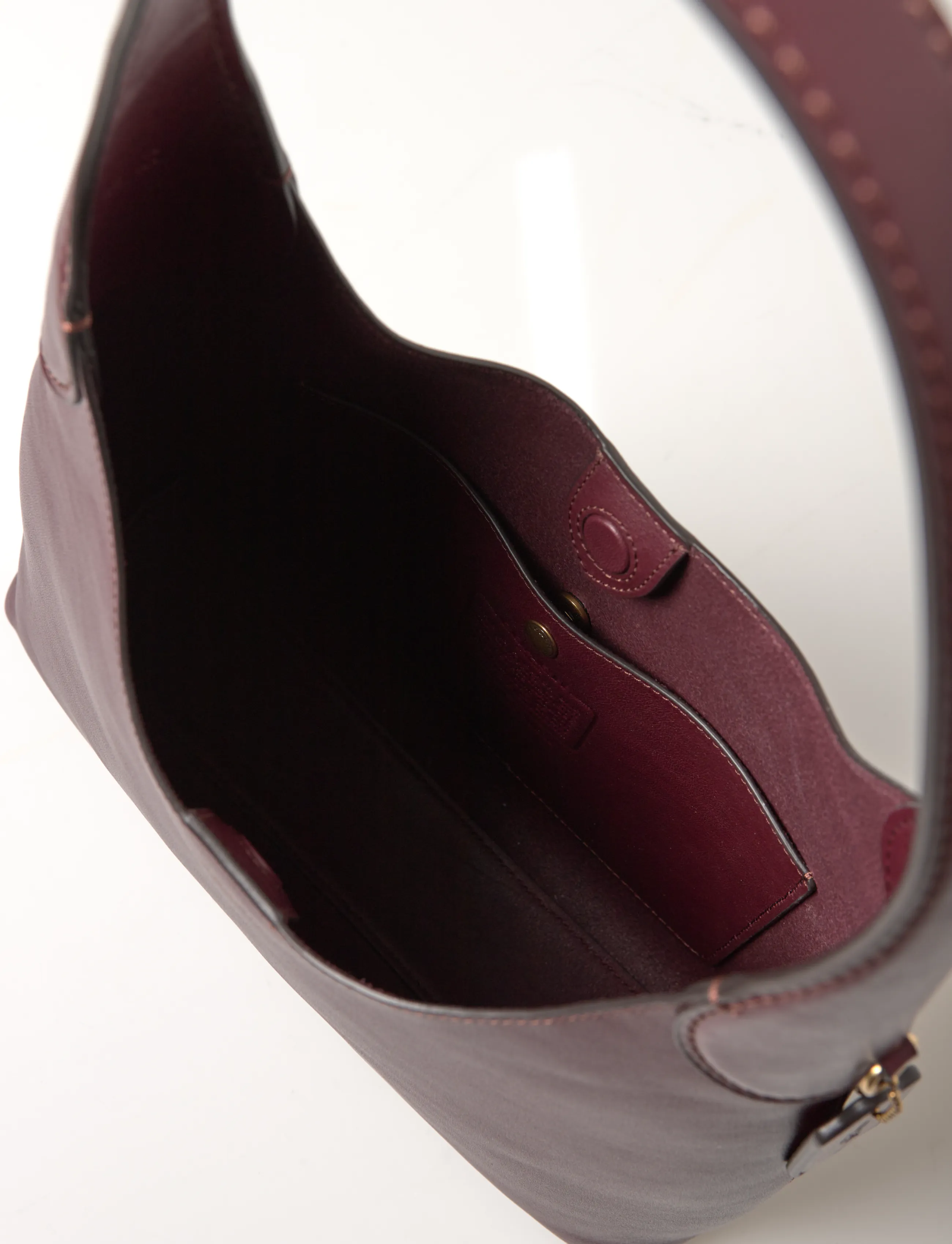 Coach - Brooklyn Shoulder Bag 28 Dark Stone - særlige begivenheder - b4/merlot - 4