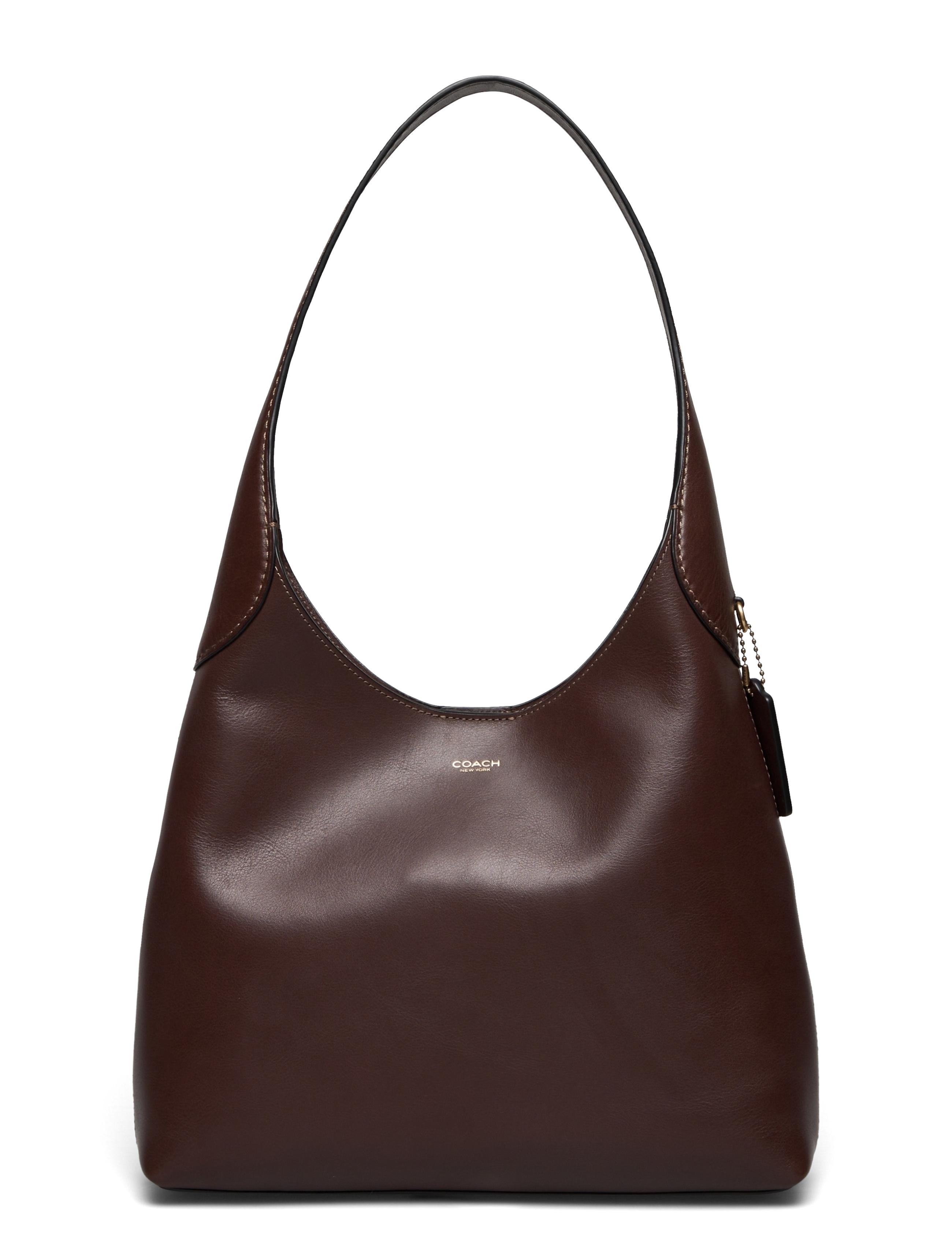 Coach Brooklyn Shoulder Bag 28 Dark Stone, One Size, Bags, Braun - Small Bags-crossbody Frauen
