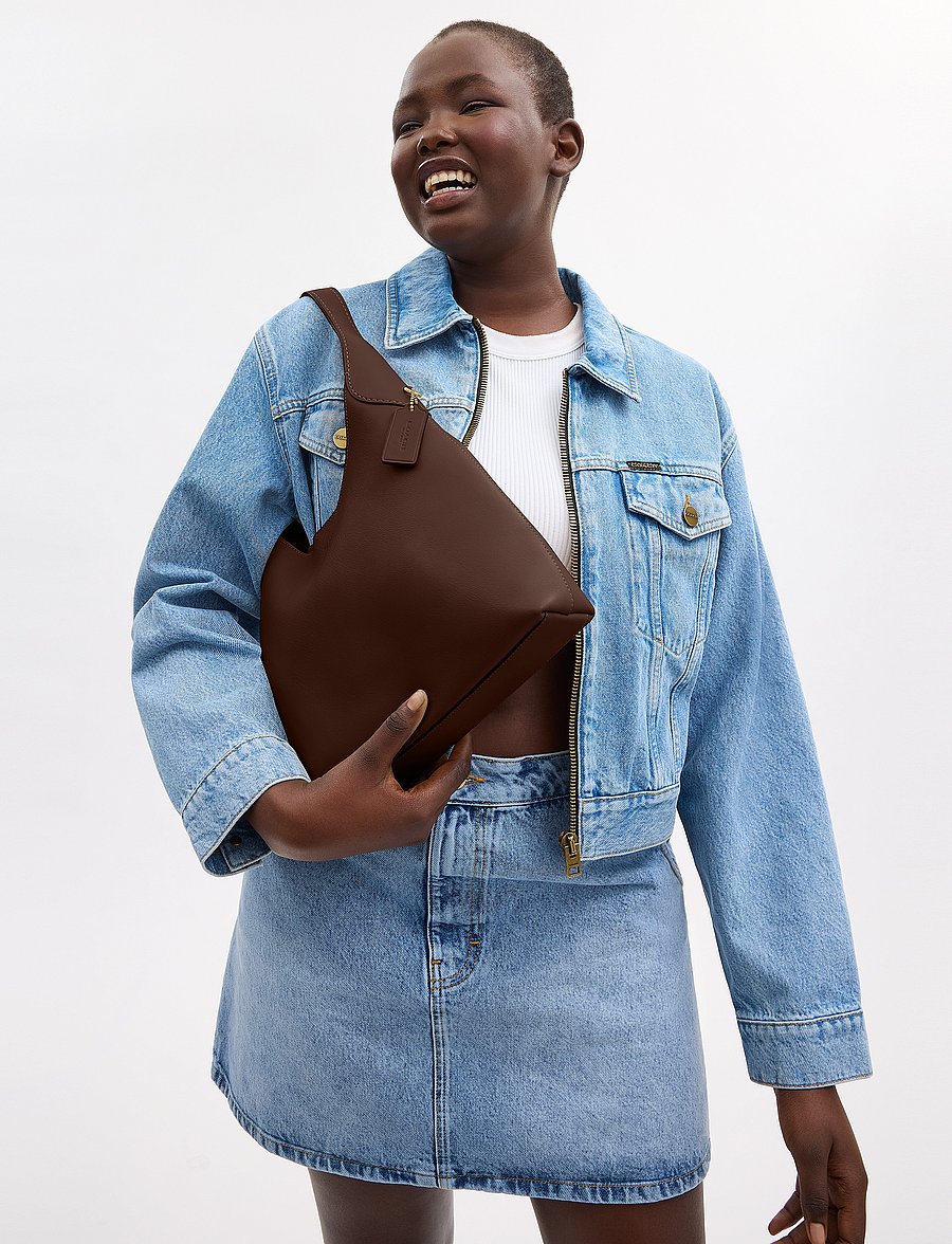 Coach - Brooklyn Shoulder Bag 28 Dark Stone - erilised sündmused - brown - 0