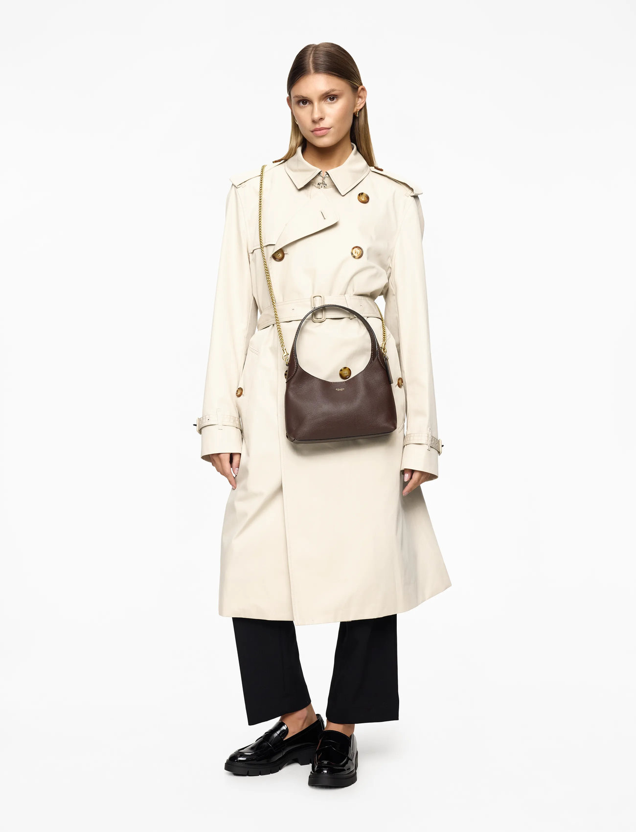 Coach - BROOKLYN SHOULDER BAG 23 - special occasions - brown - 3