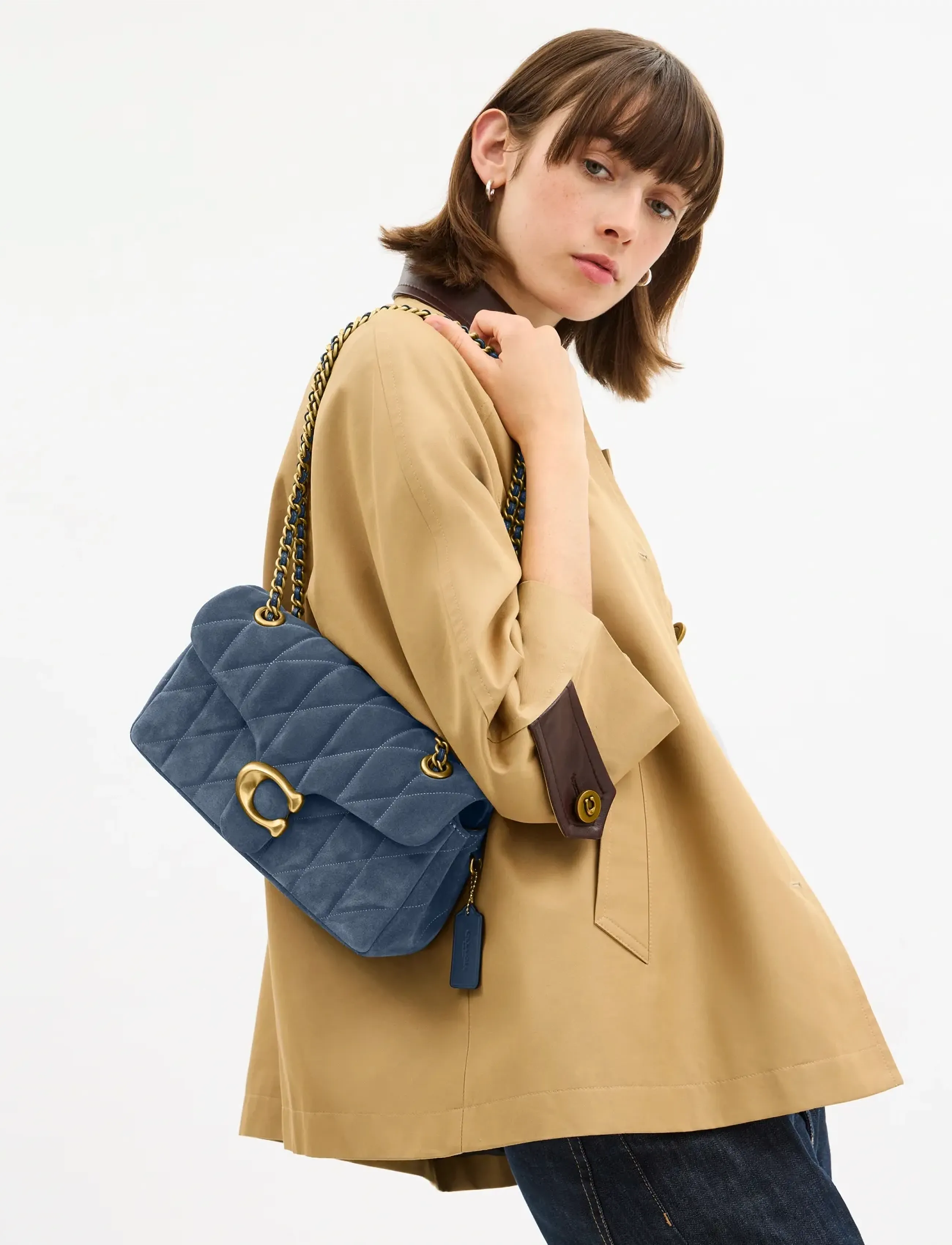 Coach Tabby Shoulder Bag 26, One Size, Designer, Blau - Small Bags-crossbody Bags, Frauen