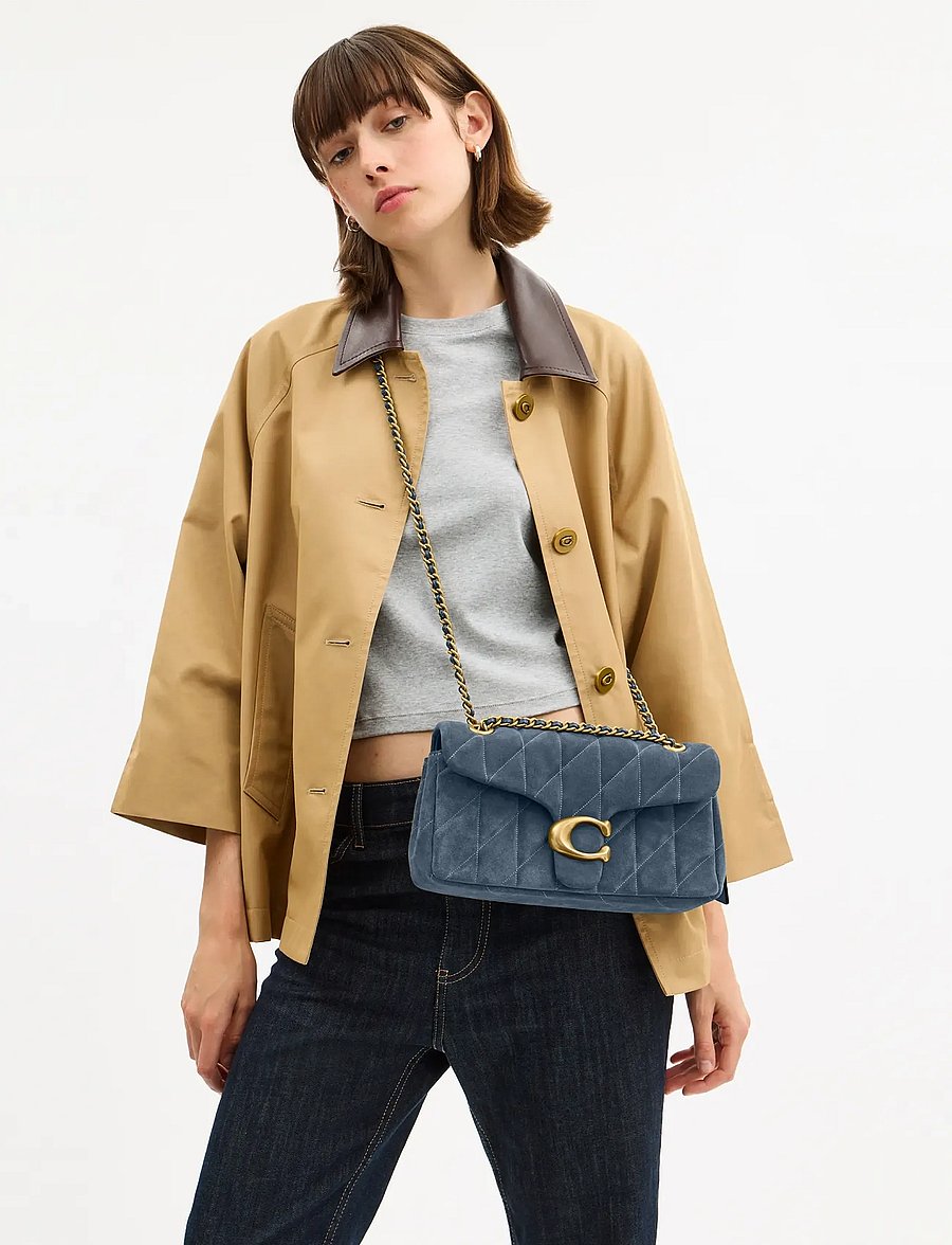 Coach - TABBY SHOULDER BAG 26 - kotid - b4/light denim - 4