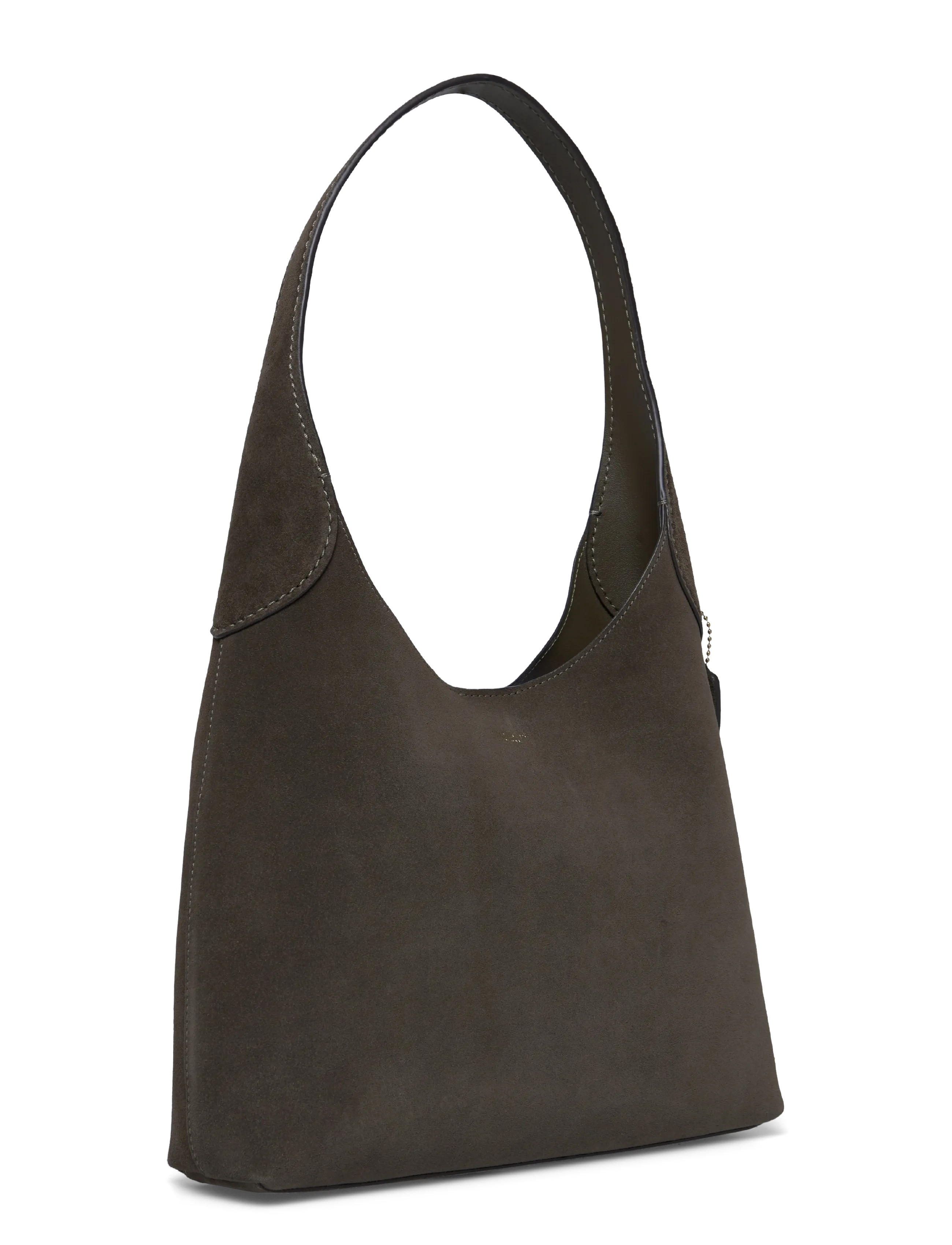 Coach - SUEDE BROOKLYN SHOULDER BAG 28 - modetrender - b4/olive - 2