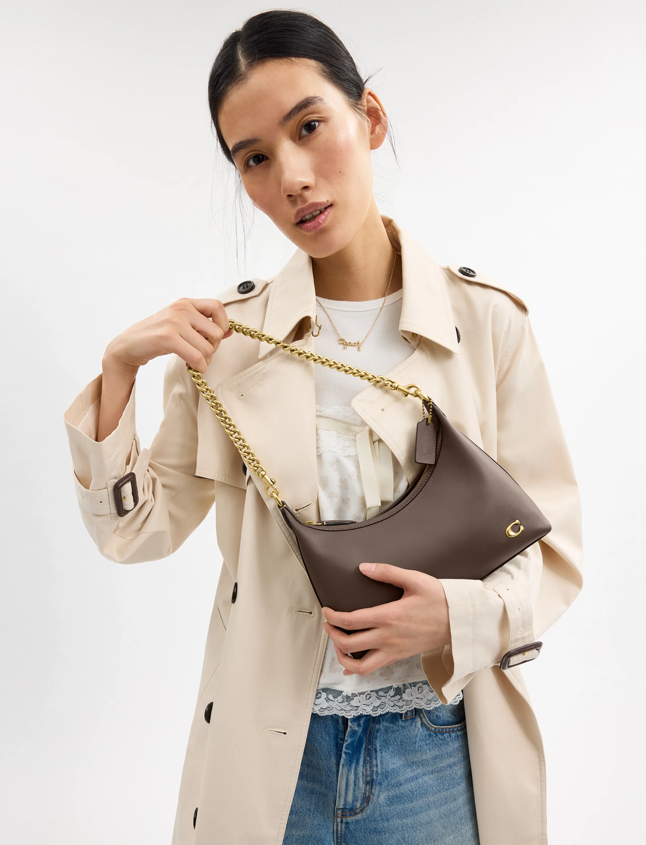 Coach - Juliet Shoulder Bag 25 - b4/dark stone - 4