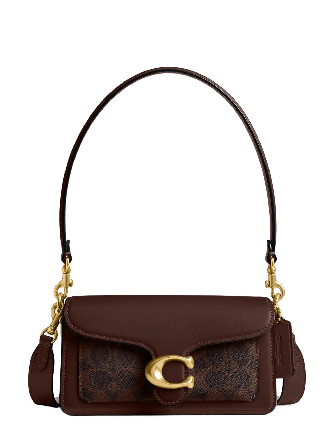Coach Coated Canvas Signature Tabby Shoulder Bag 20 Refresh - Schultertaschen - B4/MAPLE MAPLE / brown