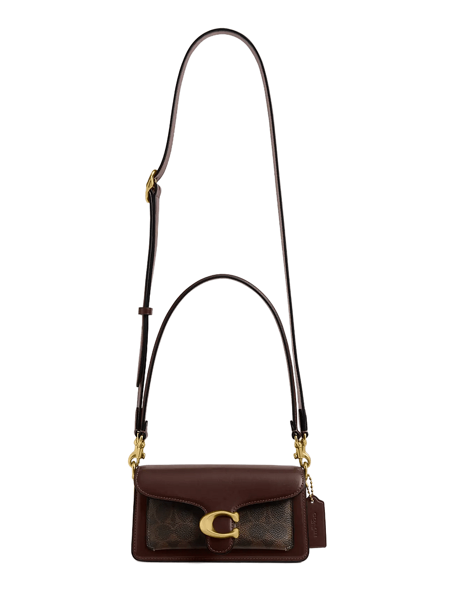 Coach - Coated Canvas Signature Tabby Shoulder Bag 20 Refresh - schultertaschen - b4/maple maple - 4
