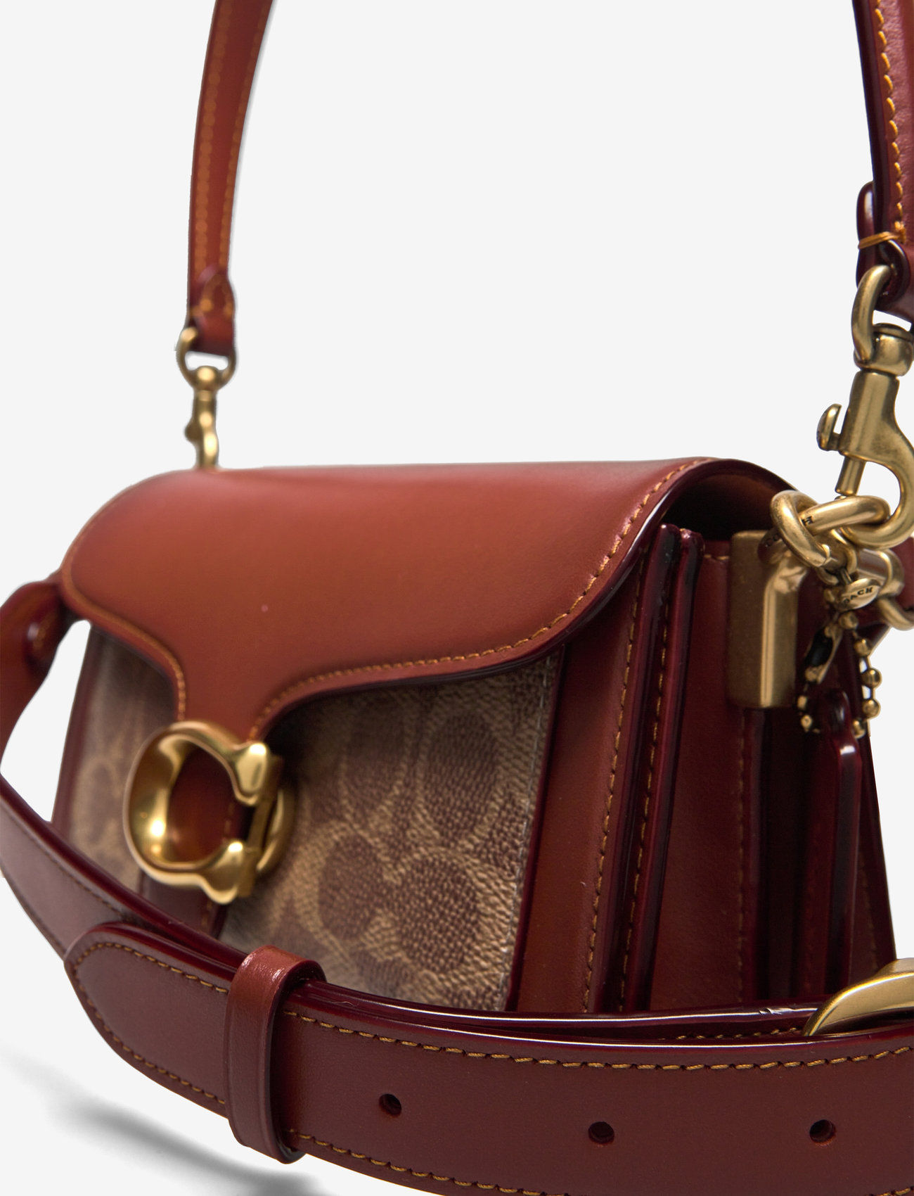 Coach - Coated Canvas Signature Tabby Shoulder Bag 20 Refresh - hversdagsleg tíska - beige - 4