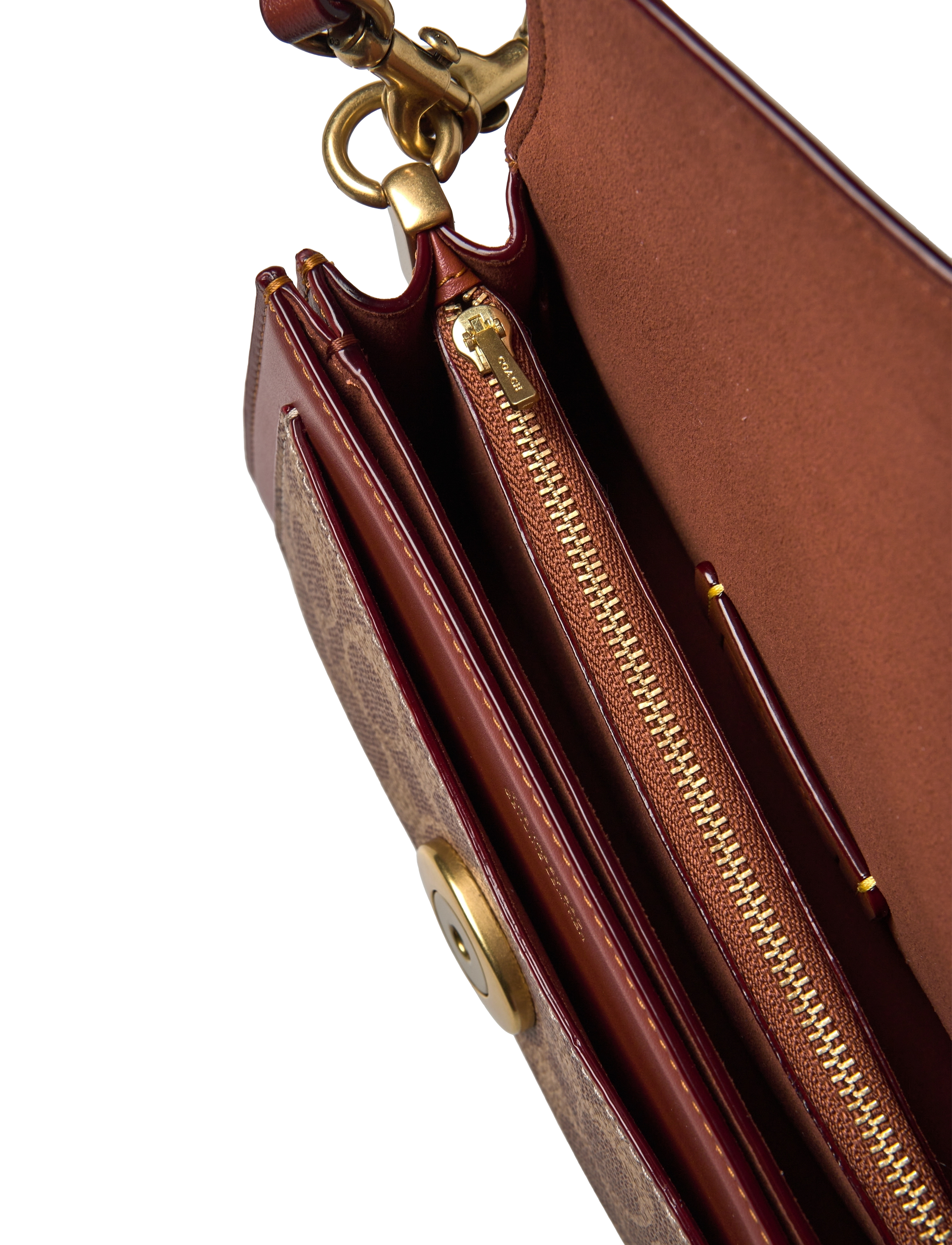 Coach - Coated Canvas Signature Tabby Shoulder Bag 20 Refresh - shoulder bags - beige - 5