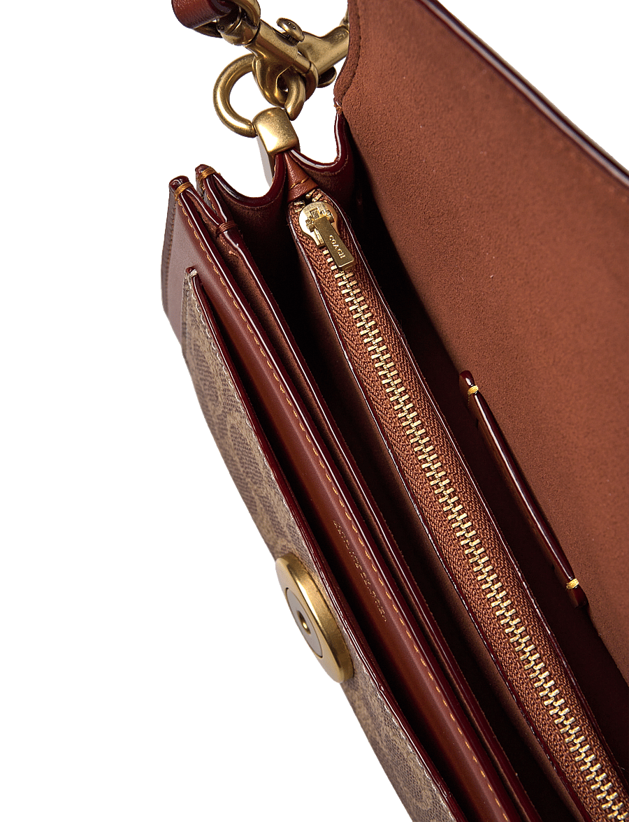 Coach - Coated Canvas Signature Tabby Shoulder Bag 20 Refresh - schultertaschen - beige - 5
