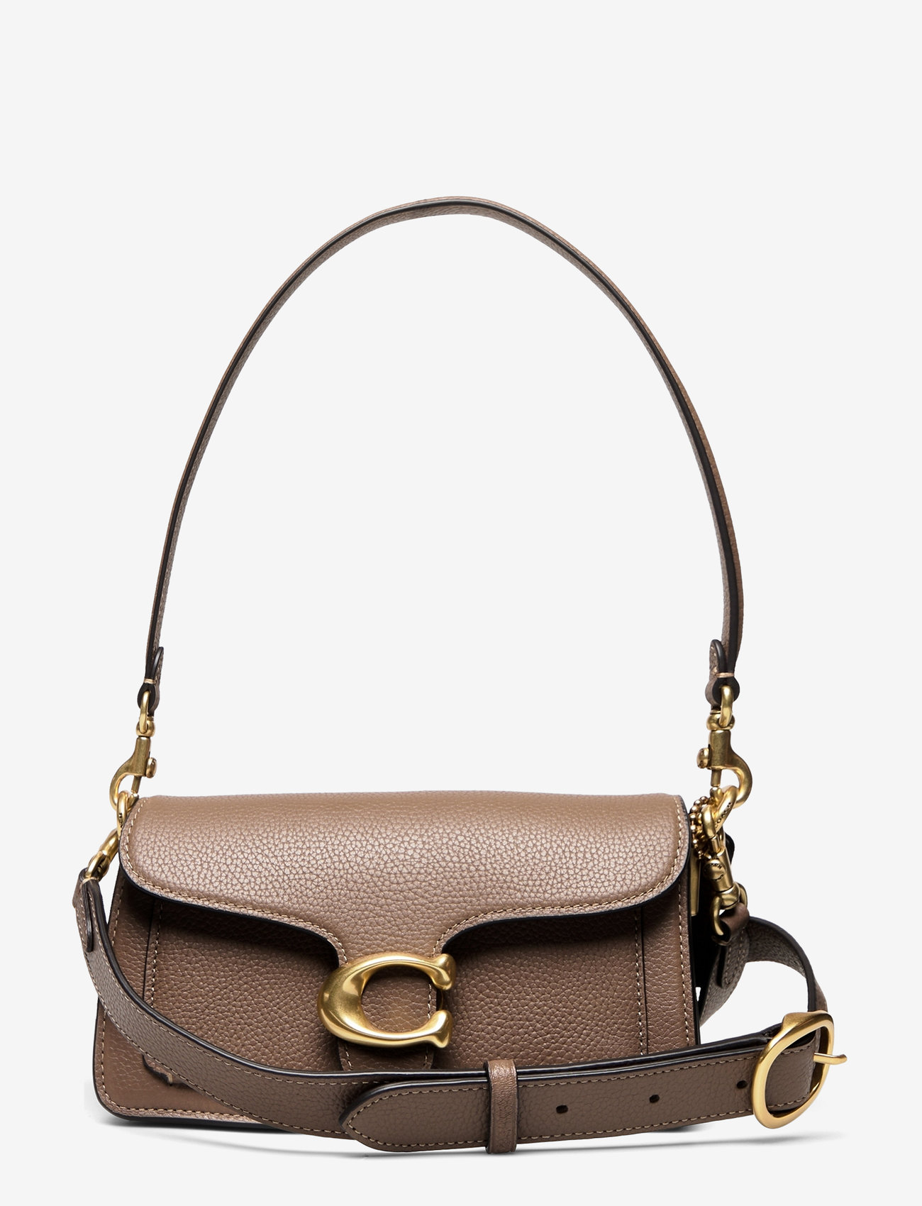 Coach - Polished Pebble Leather Tabby Shoulder Bag 20 Refresh - besondere anlässe - b4/dark stone - 1