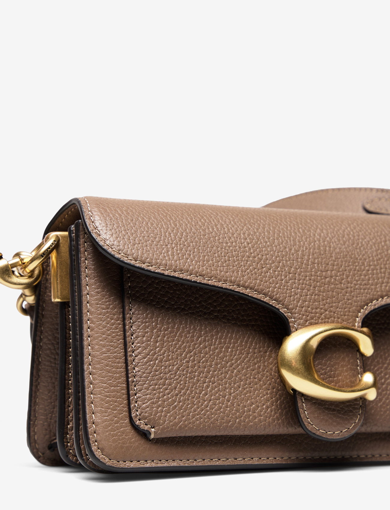 Coach - Polished Pebble Leather Tabby Shoulder Bag 20 Refresh - besondere anlässe - b4/dark stone - 4