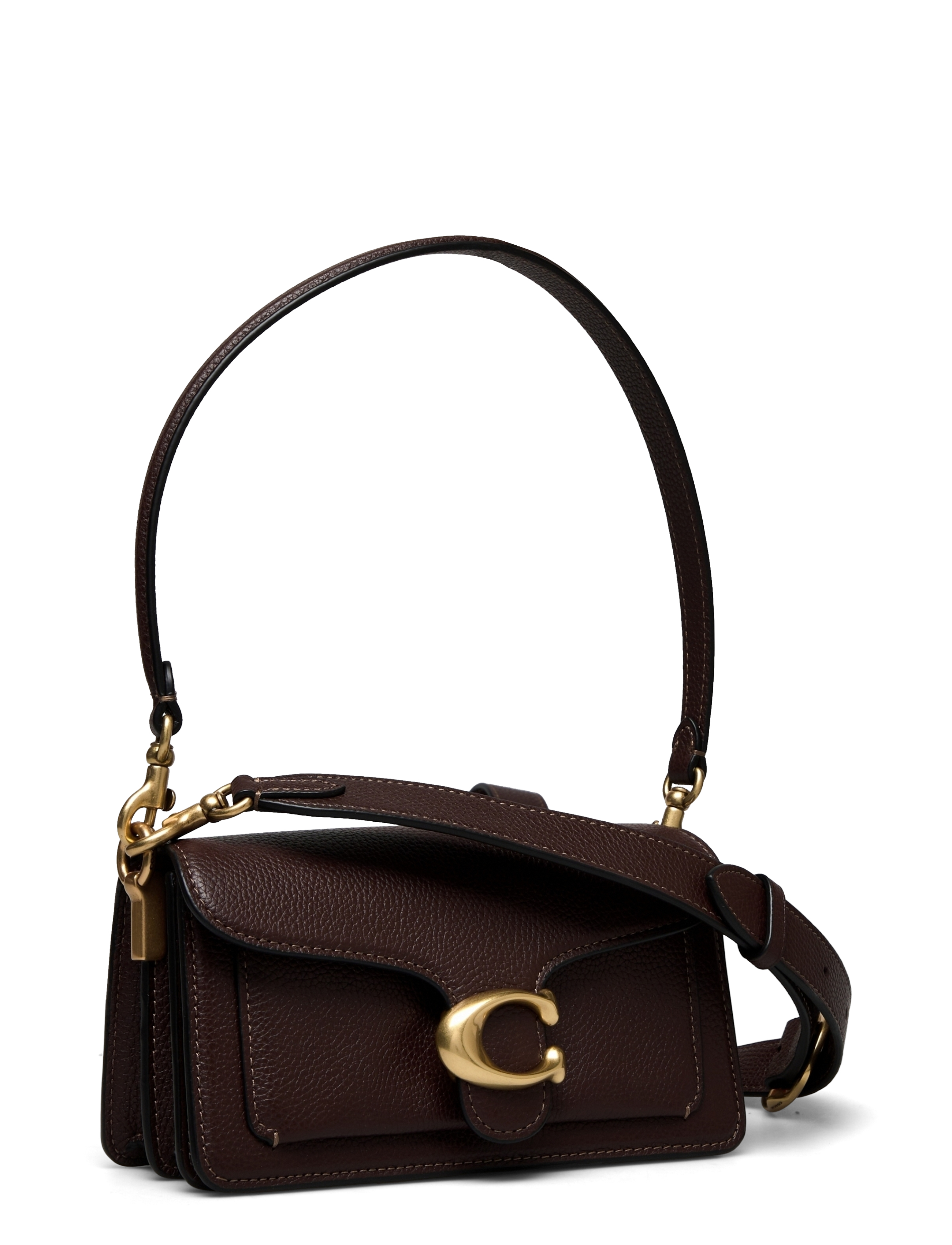 Coach - Polished Pebble Leather Tabby Shoulder Bag 20 Refresh - speciella tillfällen - brown - 3