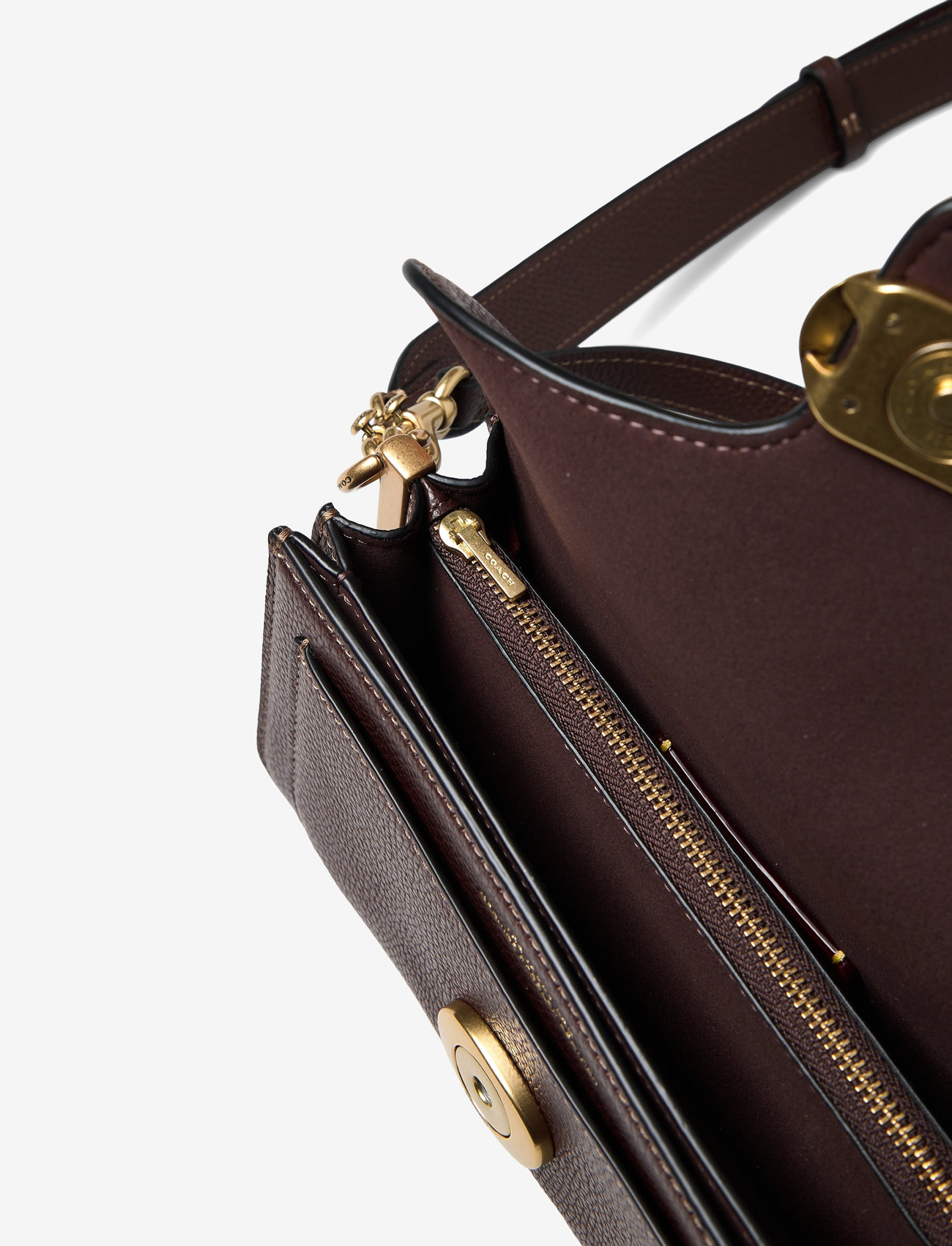 Coach - Polished Pebble Leather Tabby Shoulder Bag 20 Refresh - erilised sündmused - brown - 5