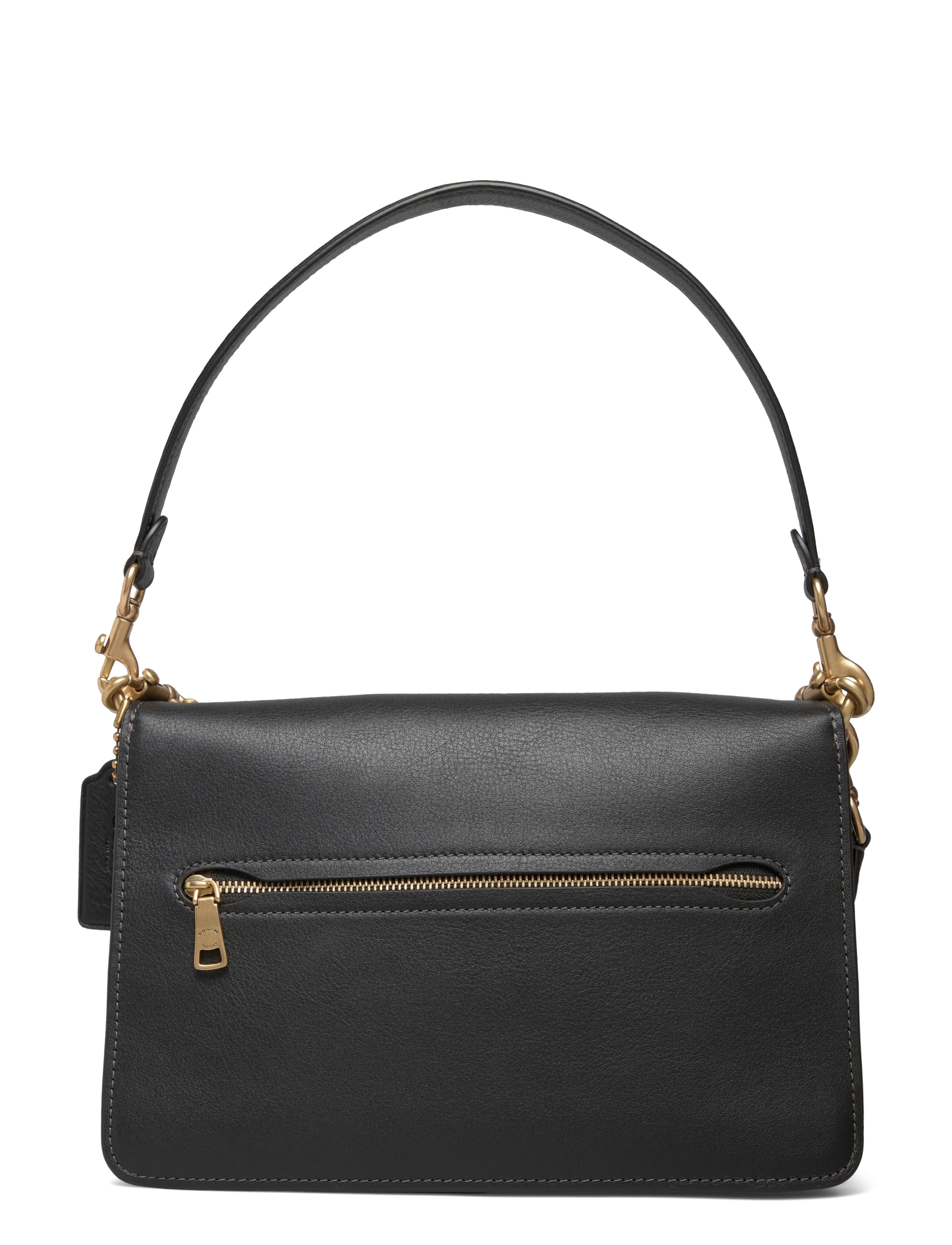 Coach - SOFT GRAIN LEATHER CHAIN TABBY SHOULDER BAG WITH CHAIN - alltags-style - b4/black - 2