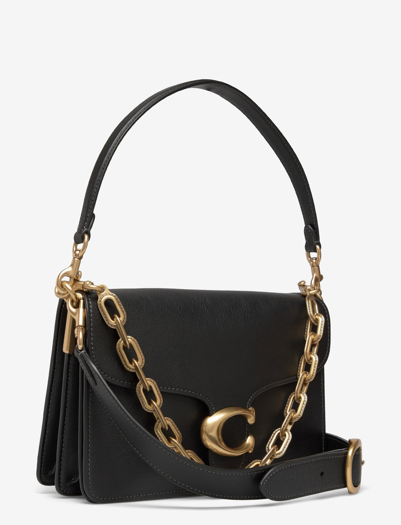 Coach - SOFT GRAIN LEATHER CHAIN TABBY SHOULDER BAG WITH CHAIN - speciella tillfällen - b4/black - 3