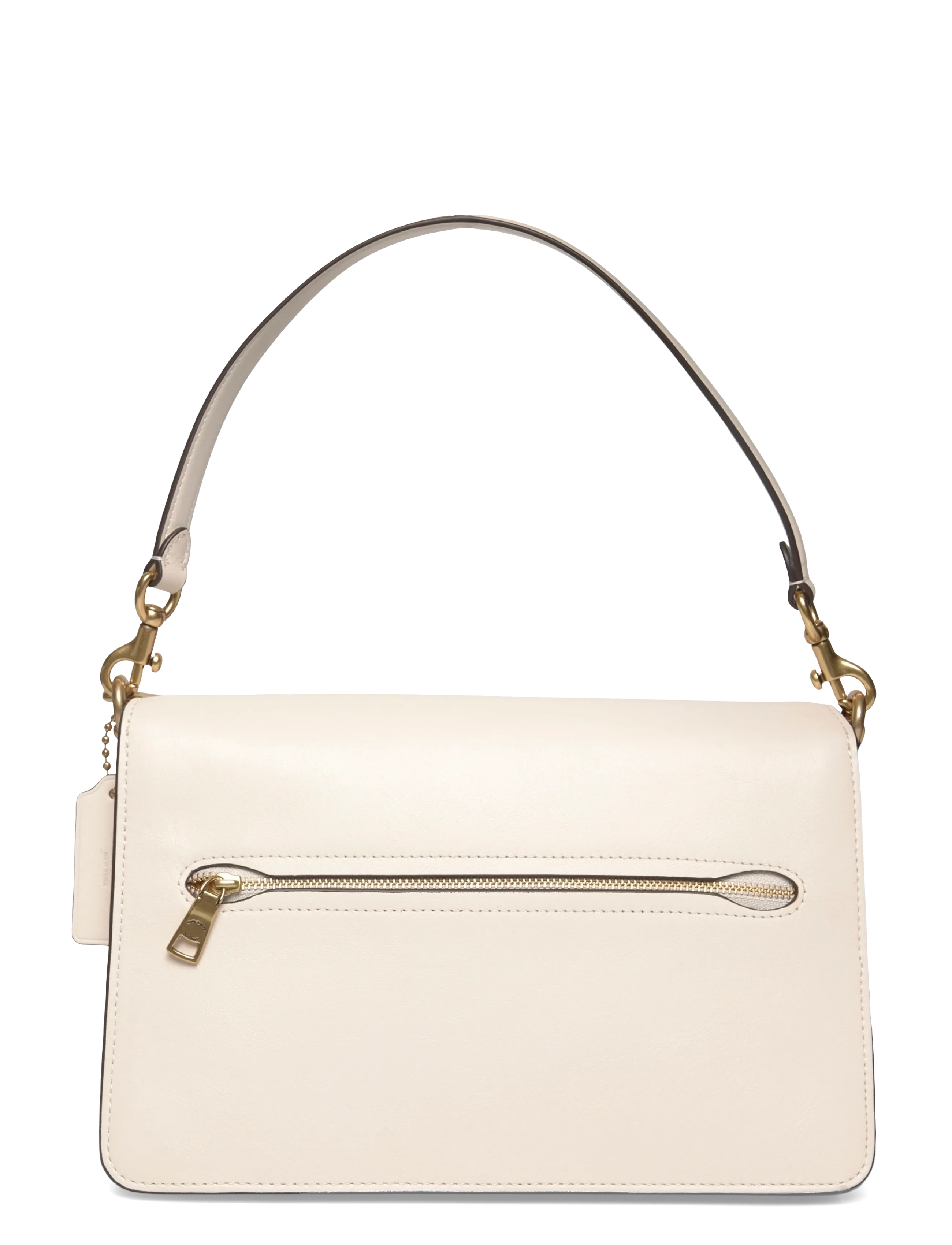Coach - SOFT GRAIN LEATHER CHAIN TABBY SHOULDER BAG WITH CHAIN - vardagsstil - b4/chalk - 1