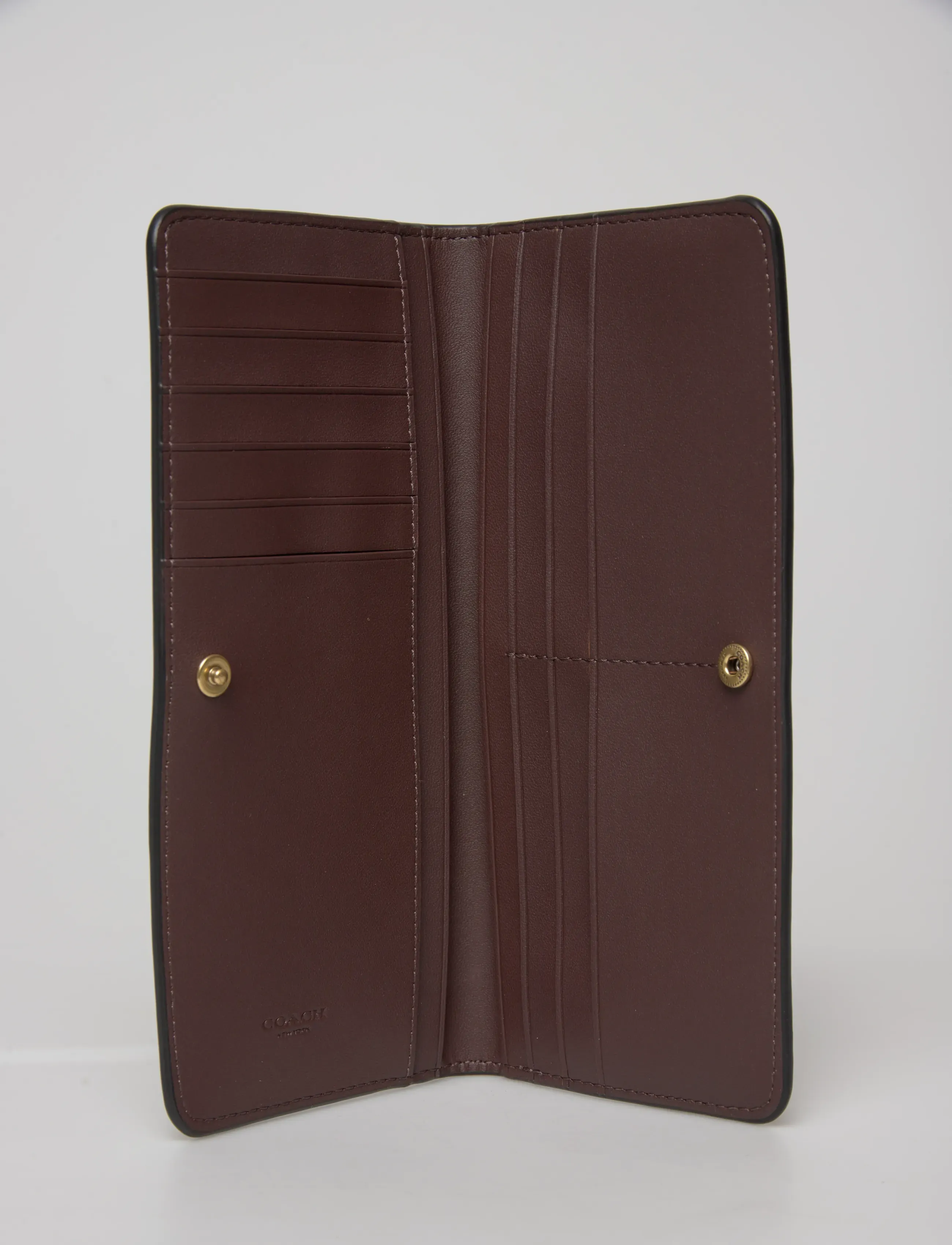 Coach - ESSENTIAL SLIM WALLET - portemonnaies - b4/maple - 4