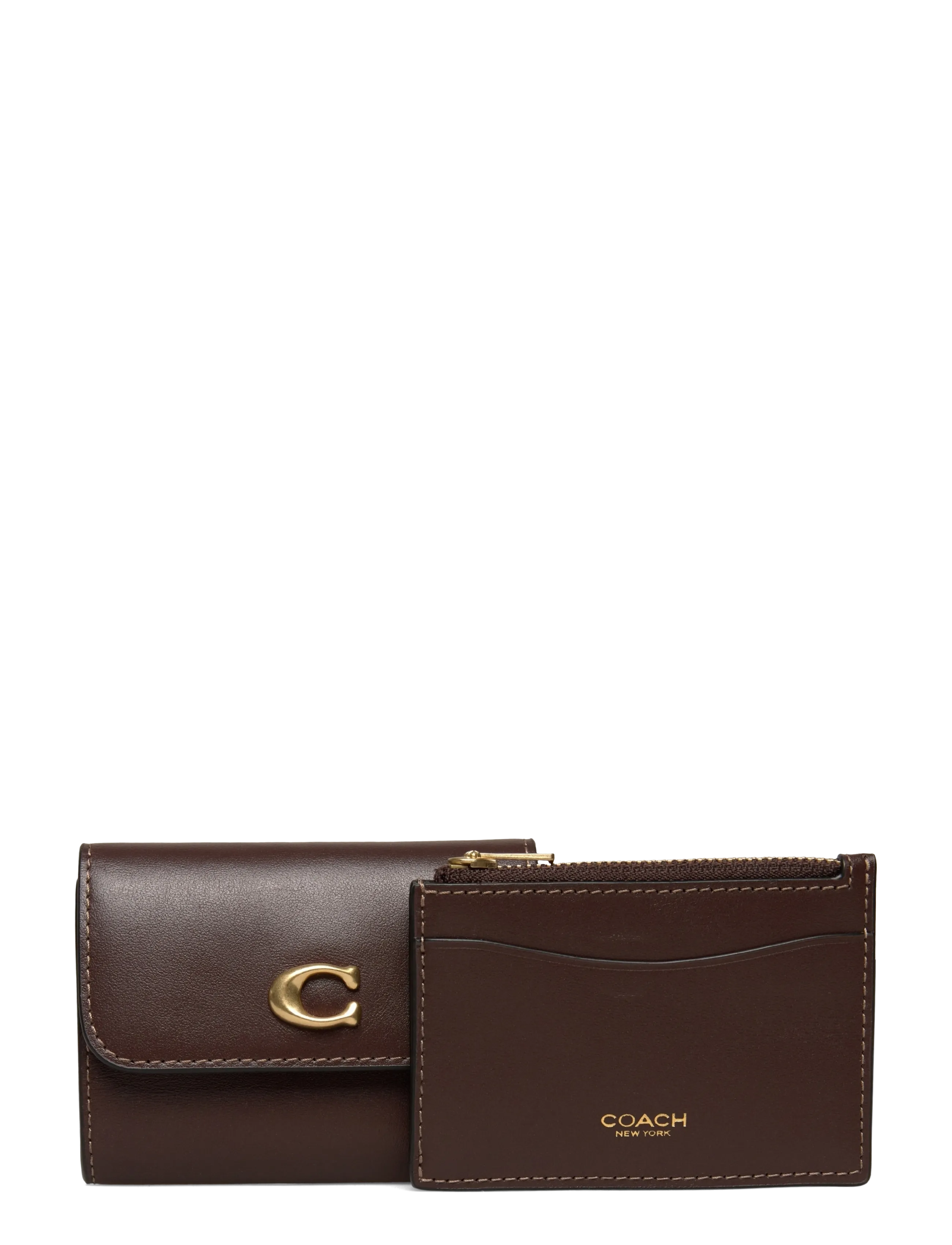 Coach Essential Card Holder Wallet, One Size, Holders & Wallets, Braun - Frauen