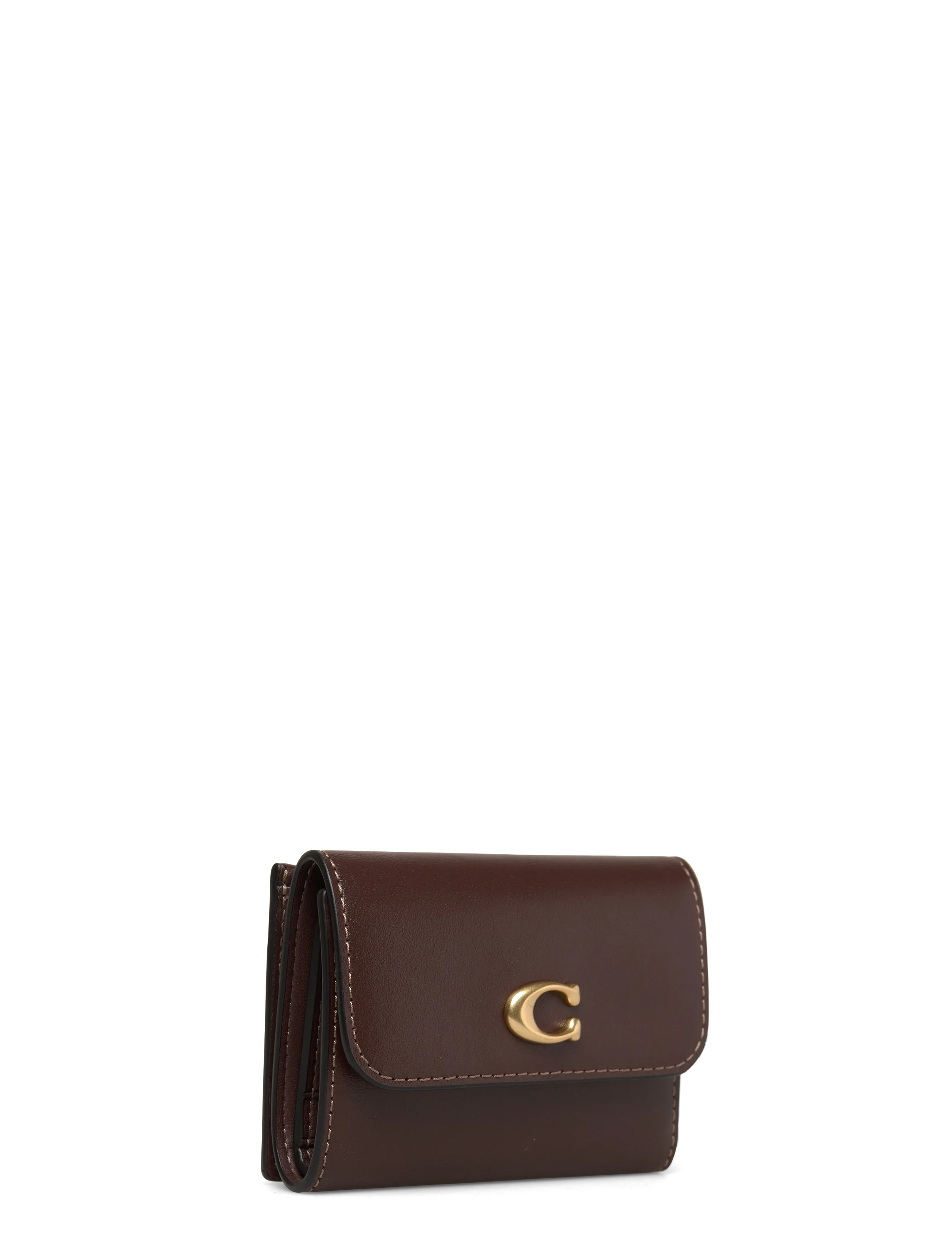 Coach - Refined Calf Leather Essential Card Holder Wallet - plånböcker - b4/maple - 3