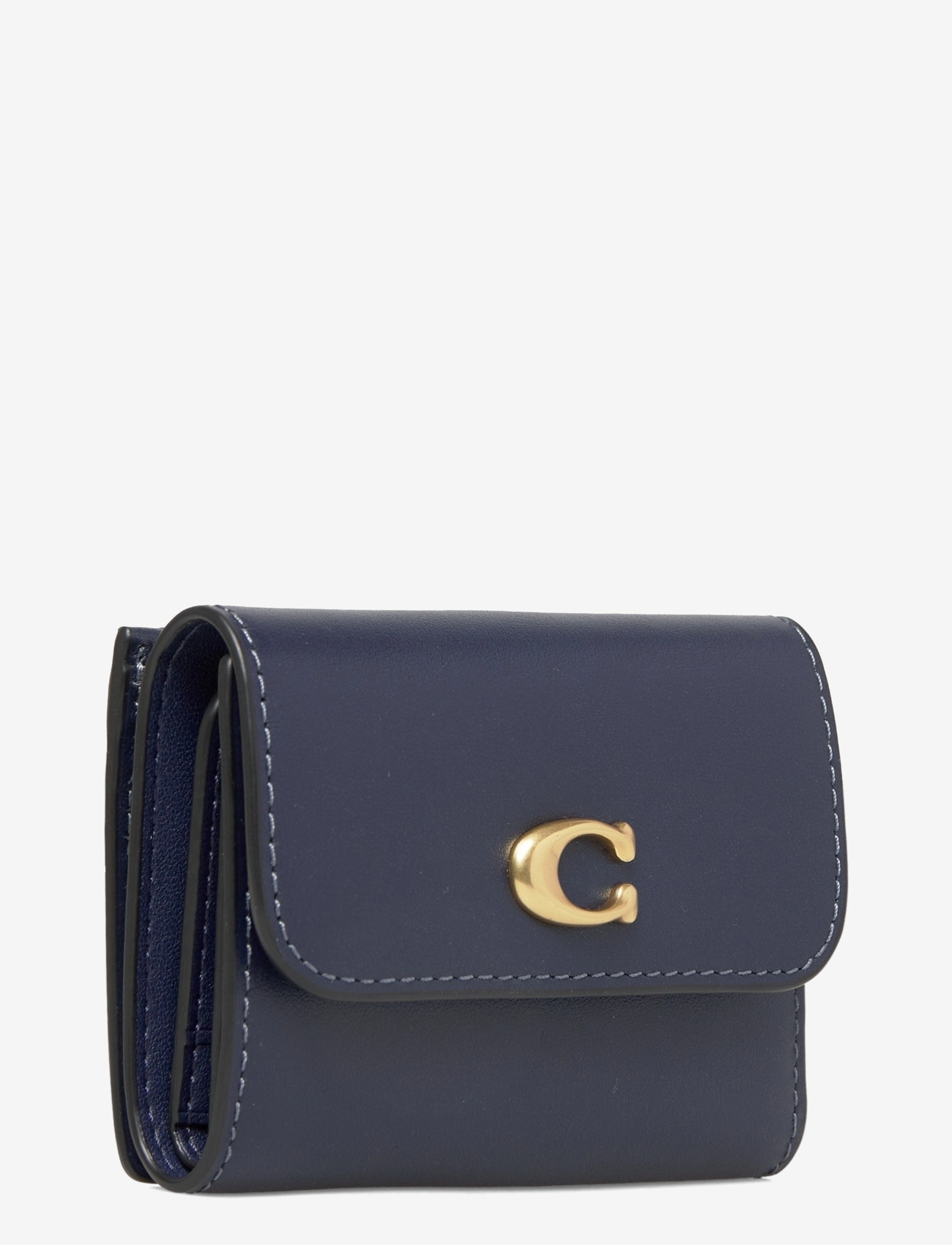 Coach - Refined Calf Leather Essential Card Holder Wallet - käekotid - b4/navy - 2