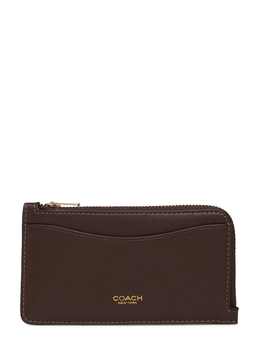 Coach - NEW YORK ZIP CARD CASE - käekotid - b4/maple - 0