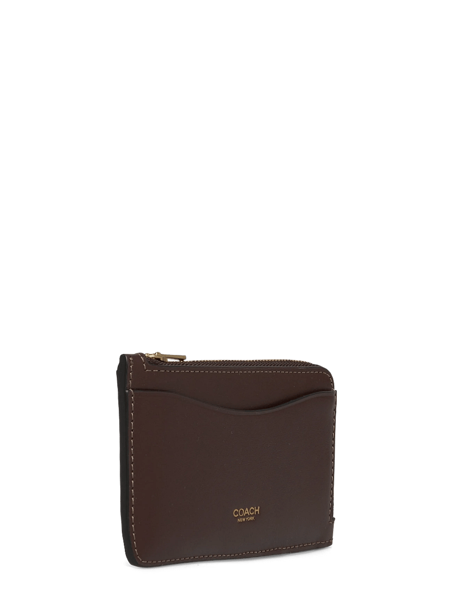 Coach - NEW YORK ZIP CARD CASE - käekotid - b4/maple - 2