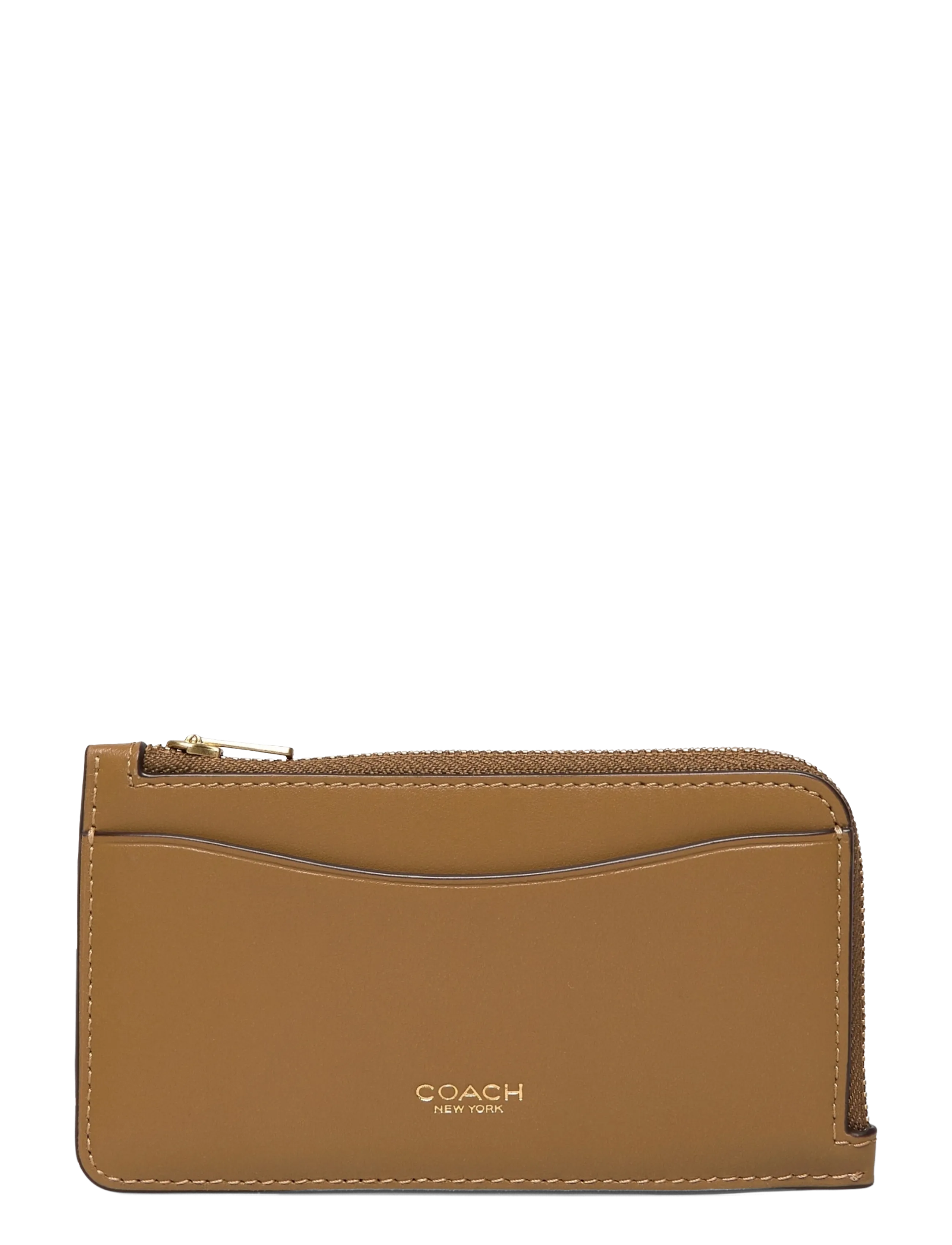 Coach New York Zip Card Case, One Size, Brown, Kortholdere & Punge > Punge, Dame