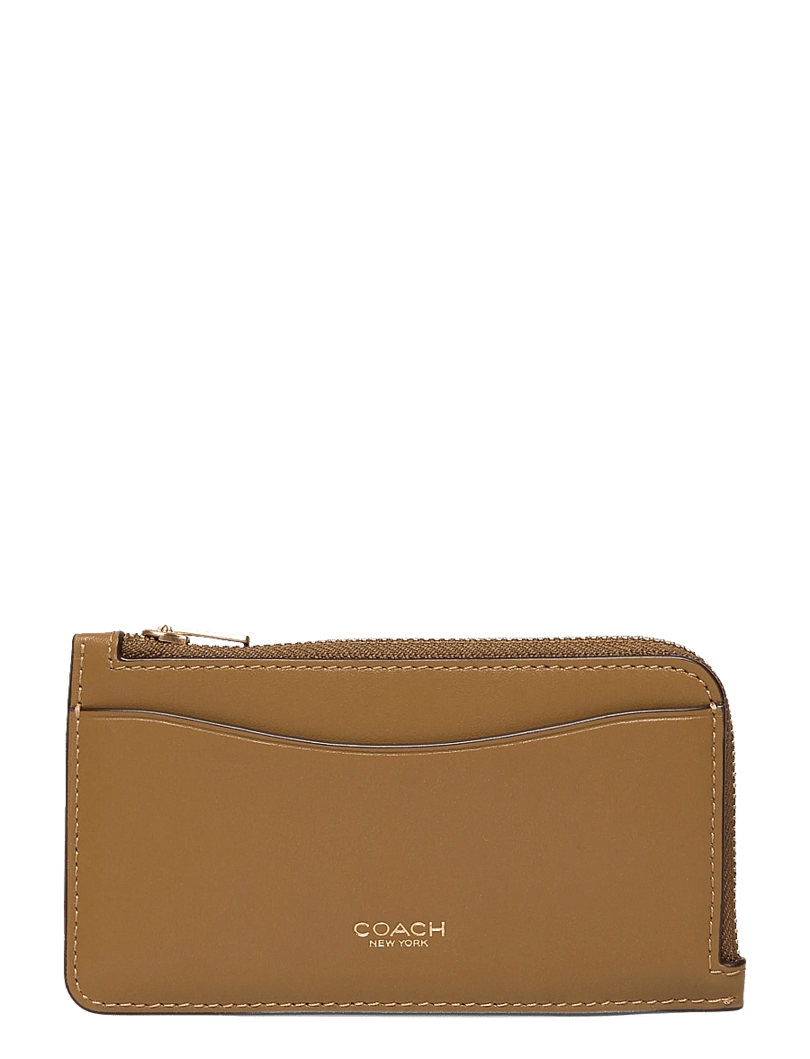 Coach - NEW YORK ZIP CARD CASE - plånböcker - b4/muted olive - 0