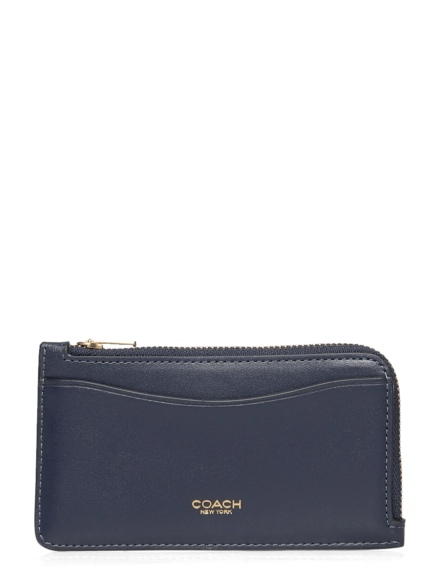 Coach - NEW YORK ZIP CARD CASE - portemonnaies - b4/navy - 0