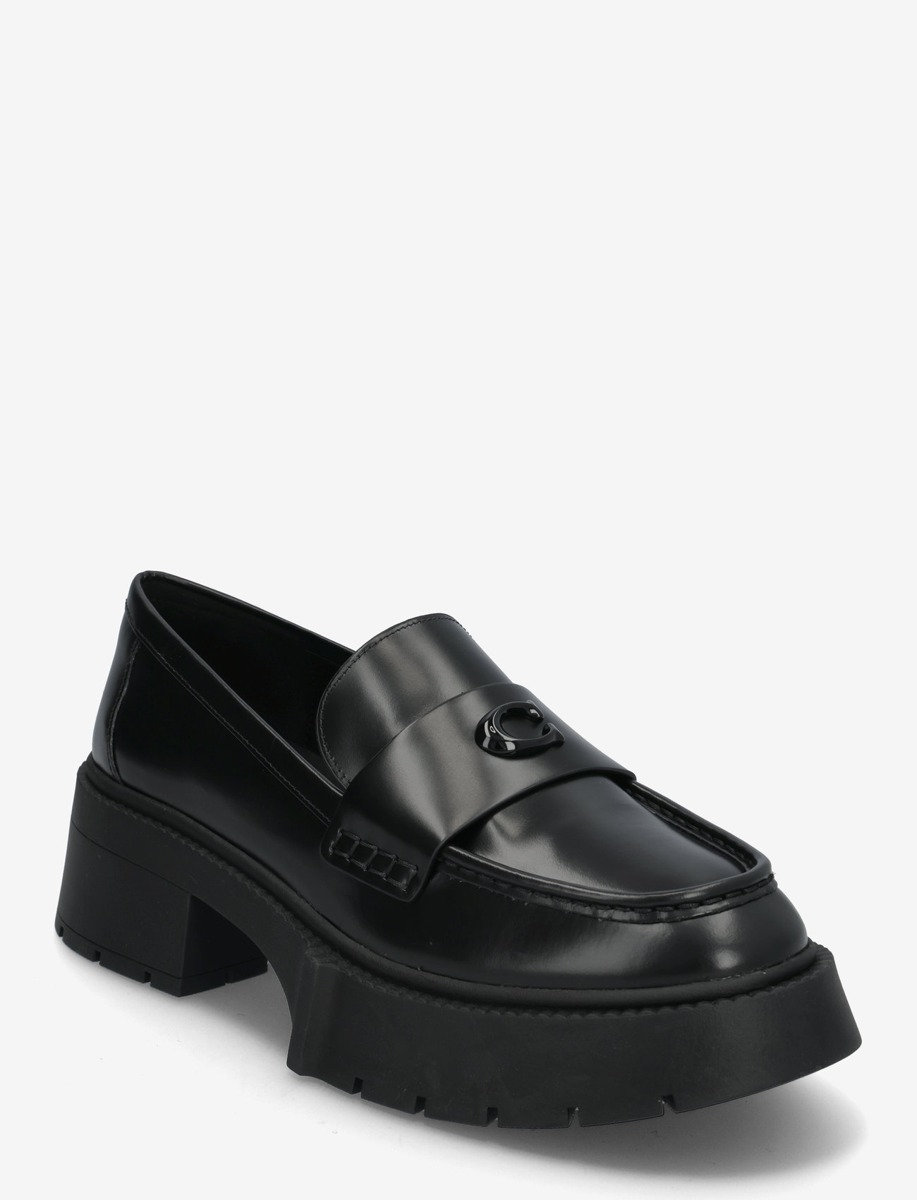 Coach - LEAH PLATFORM LOAFER - speciella tillfällen - black - 0