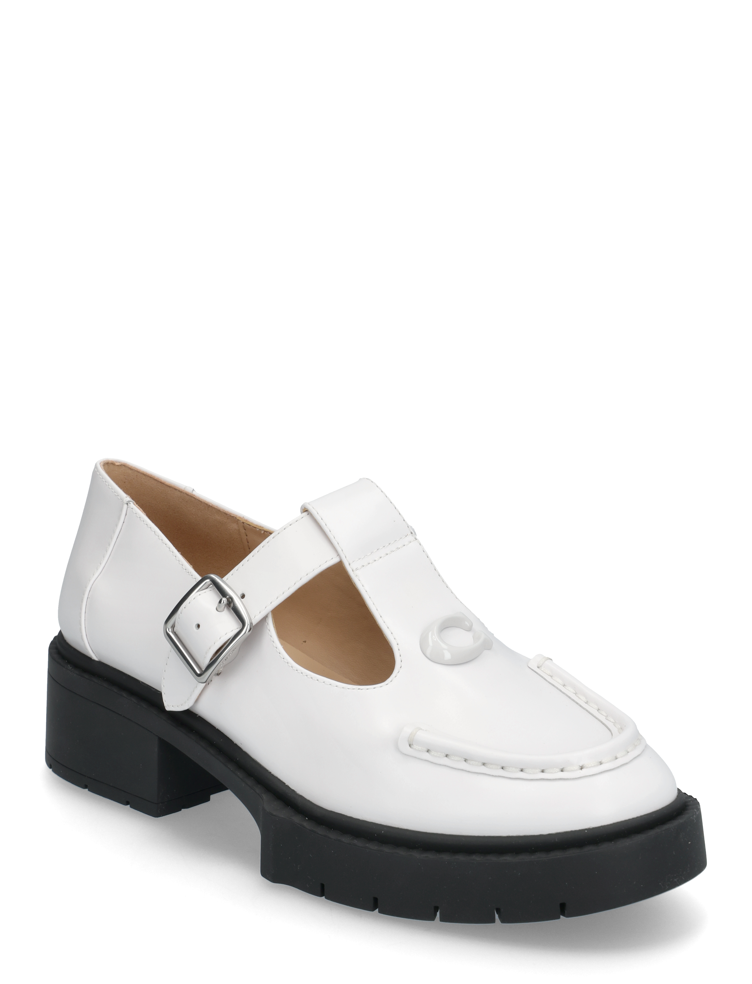 Coach Liv Mary Jane, 40.5, Schuhe, Weiß - Jane Shoe, Kinder