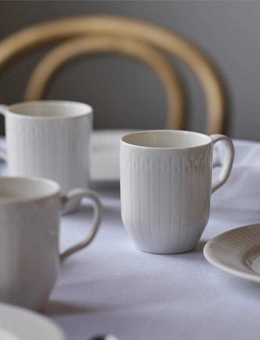 Coast - Mug Horizon 4 pcs - kaffetassen - vit - 0