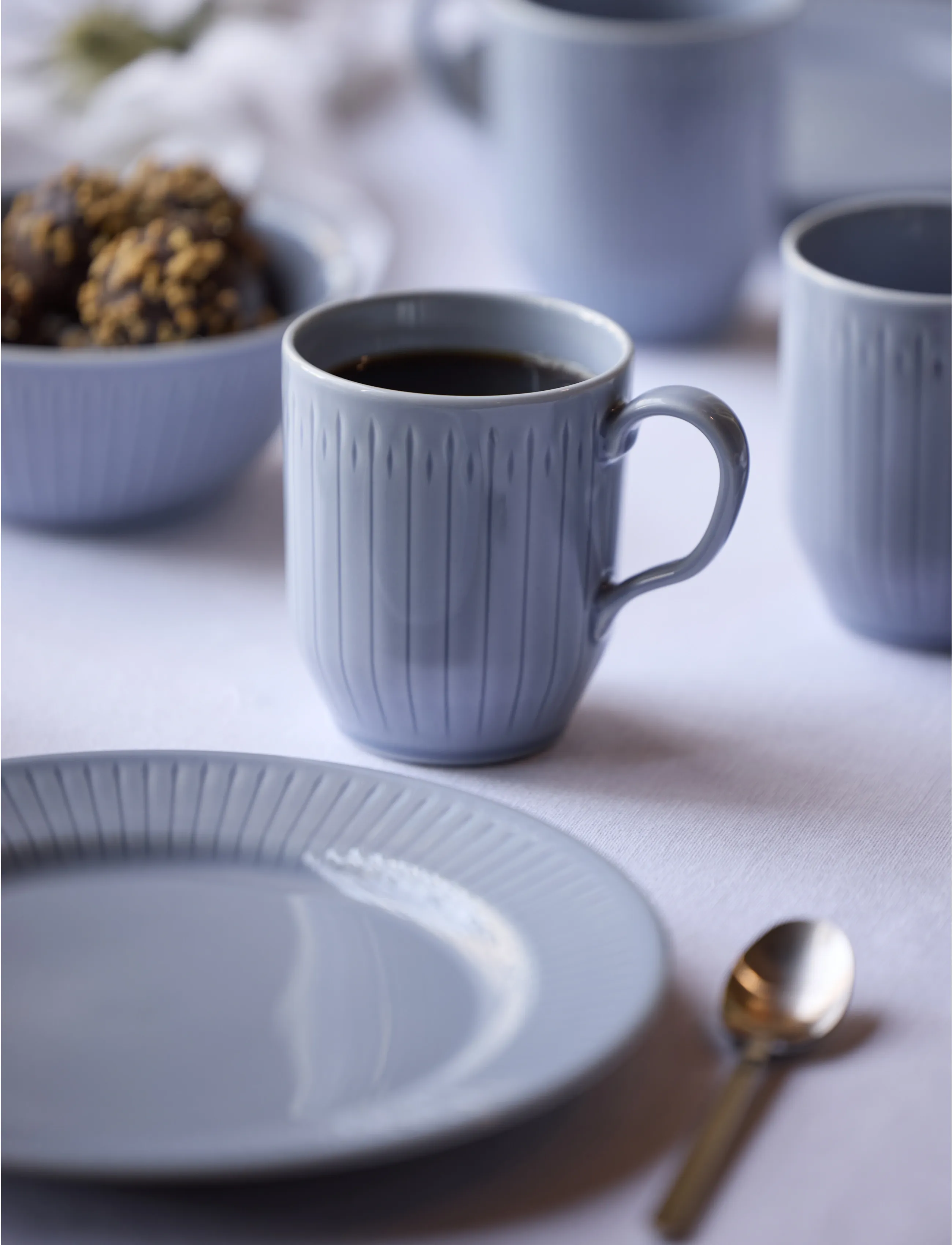 Coast Krus Horizon 4 Stk., 30 CL x 11.3, Cups & Mugs, Blau - Coffee Cups, Homeware