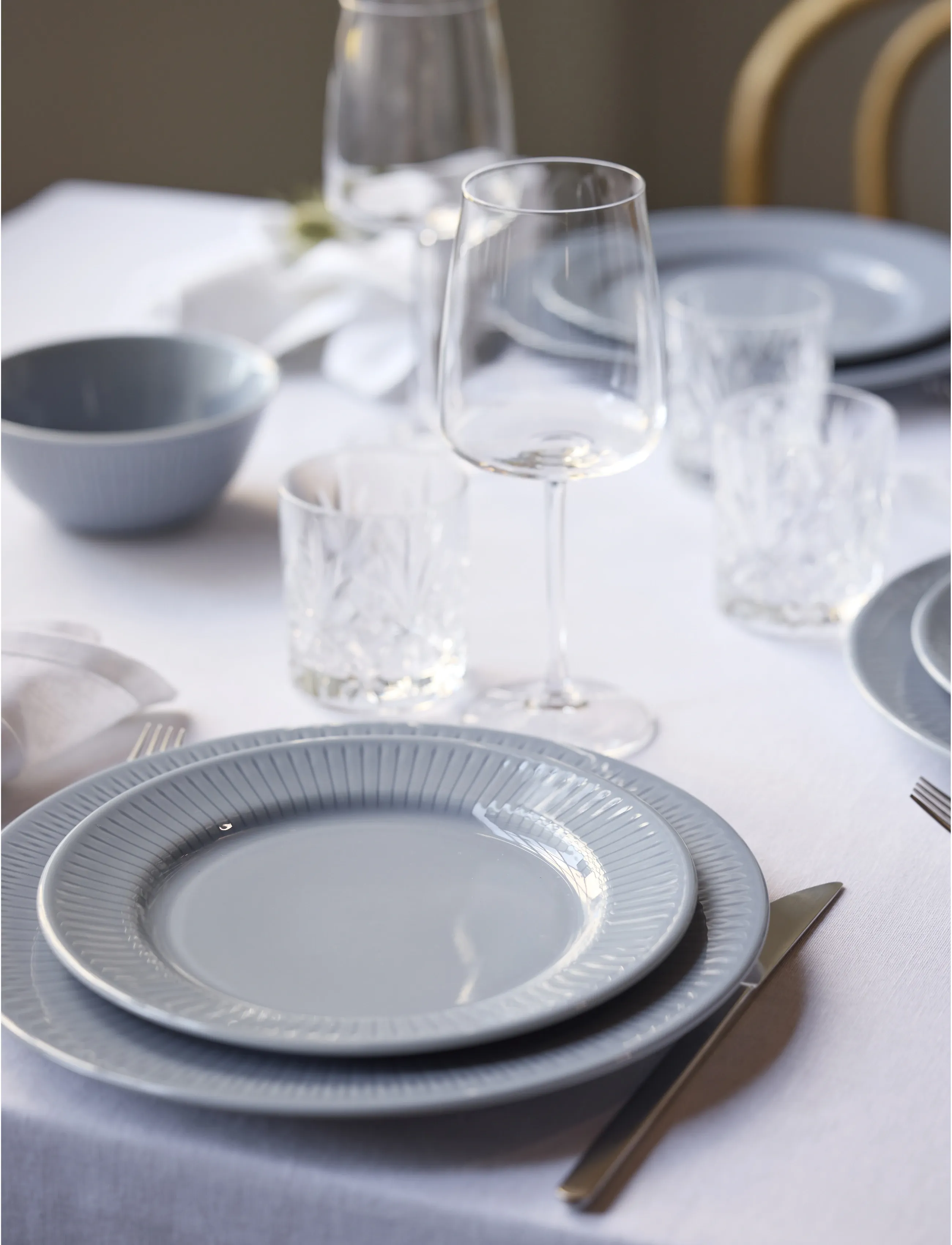 Coast Frokosttallerken Horizon 4 Stk., 22 cm x 22, Blue, Tallerkener > Middagstallerkener, Unisex